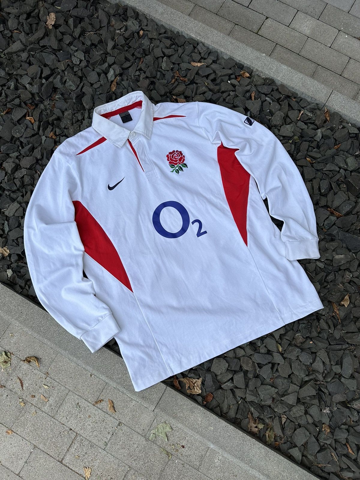 Nike × Vintage Nike Vintage England Rugby League Jersey 02 Longsleeve Y2K Size US XL / EU 56 / 4 - 1 Thumbnail