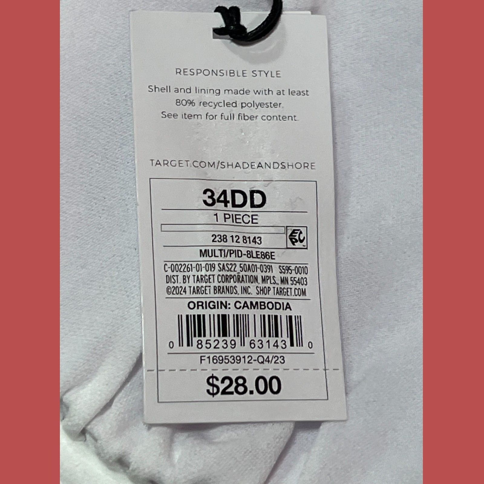 Other Shade & Shore - Women's Ribbed Hidden Underwire Bandeau Biki Size ONE SIZE - 9 Thumbnail