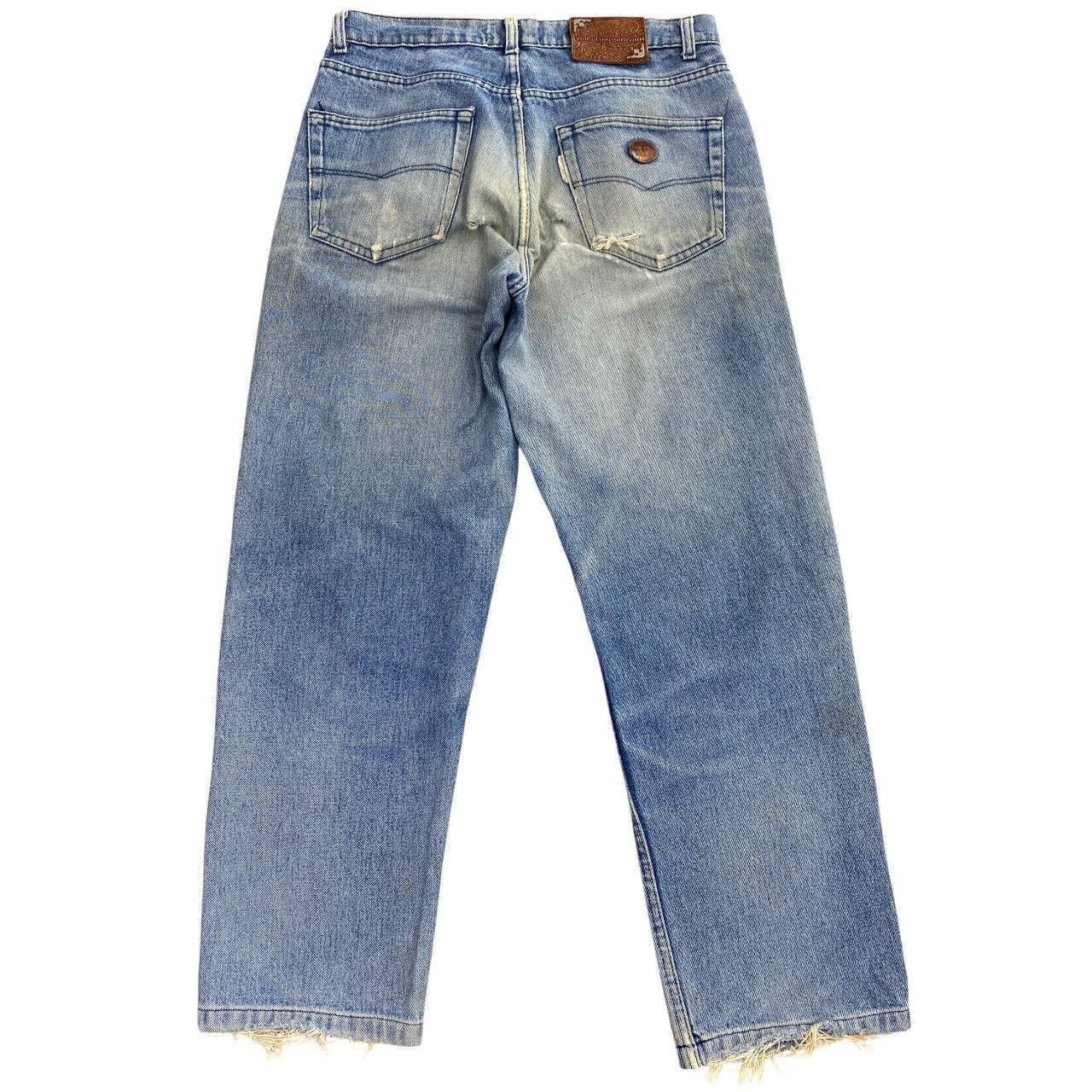 Japanese Brand Japanese Brand Faded Style Distressed Baggy Jeans Size US 32 / EU 48 - 3 Thumbnail