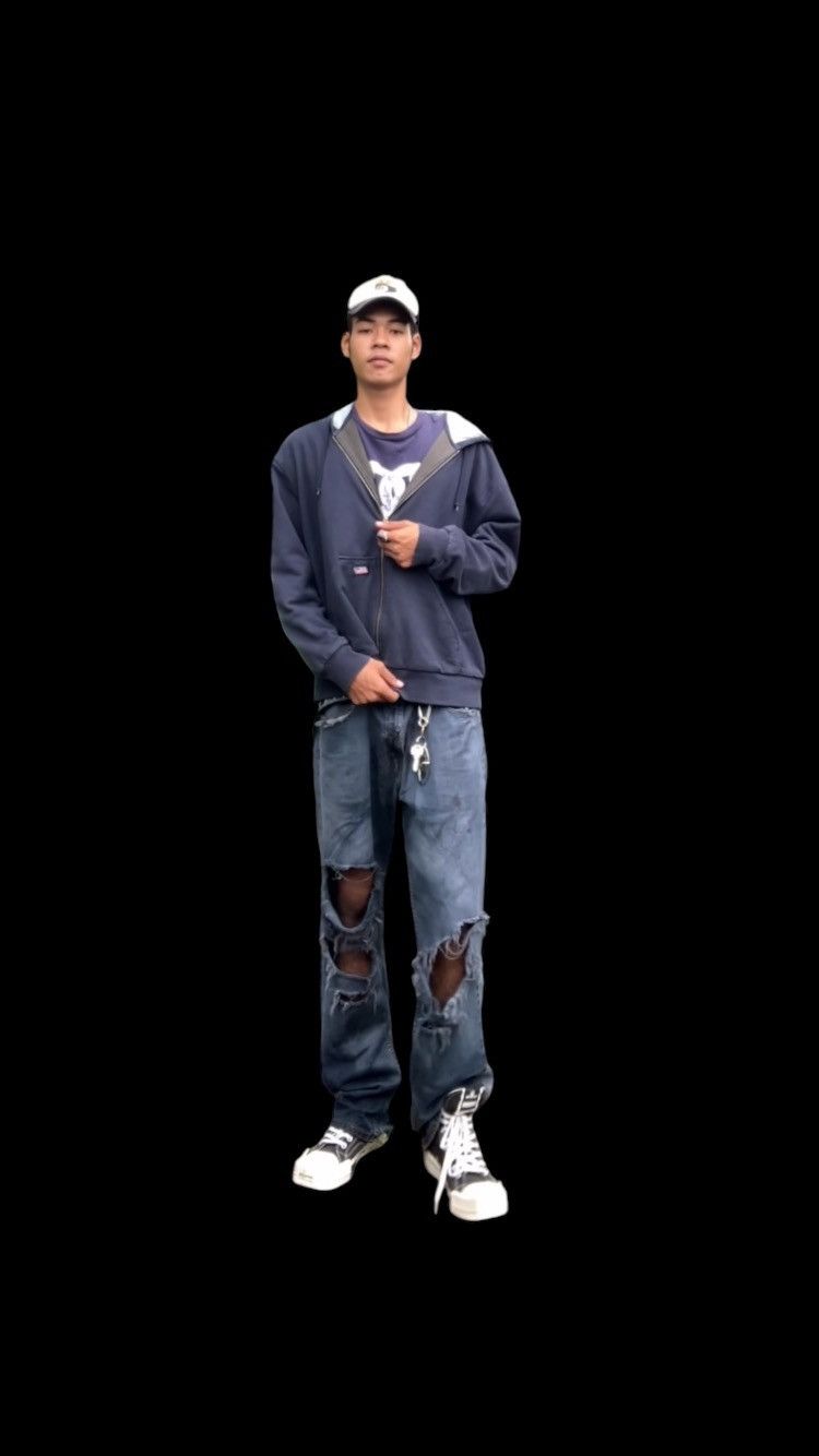 Designer Authentic Signature Levi Strauss Regular Fit (Custom 1/1) Size US 34 / EU 50 - 5 Thumbnail
