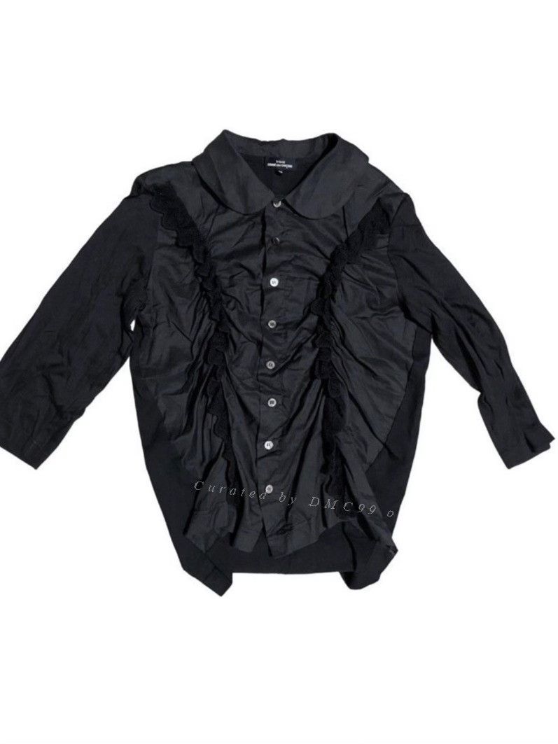 Comme des Garcons Comme des Garcons Vintage Lace Ruffle Shirt Size M / US 6-8 / IT 42-44 - 1 Thumbnail