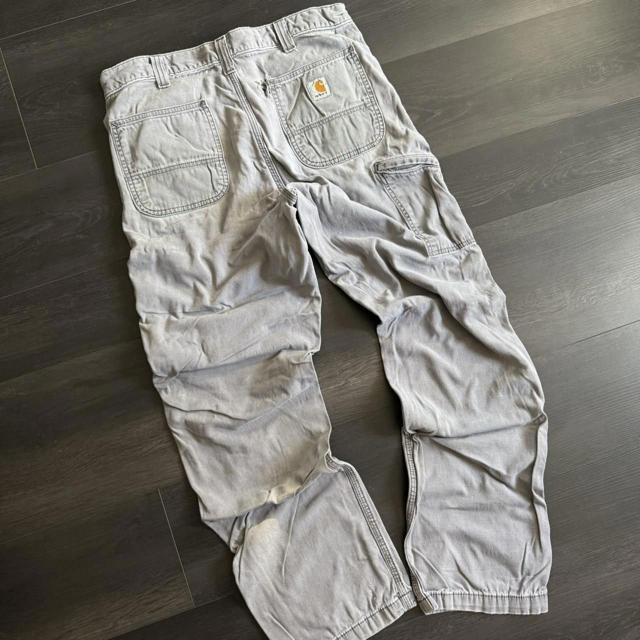 Carhartt Carhartt Grey Carpenter Cargo Pants Size US 34 / EU 50 - 1 Thumbnail