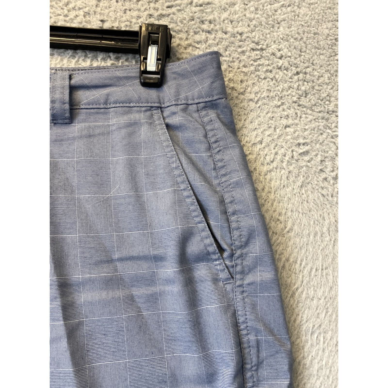 O'Neill O'Neill Golf Shorts Mens 32 Blue Striped Chino Lightweight Casual Athletics Size US 32 / EU 48 - 3 Thumbnail