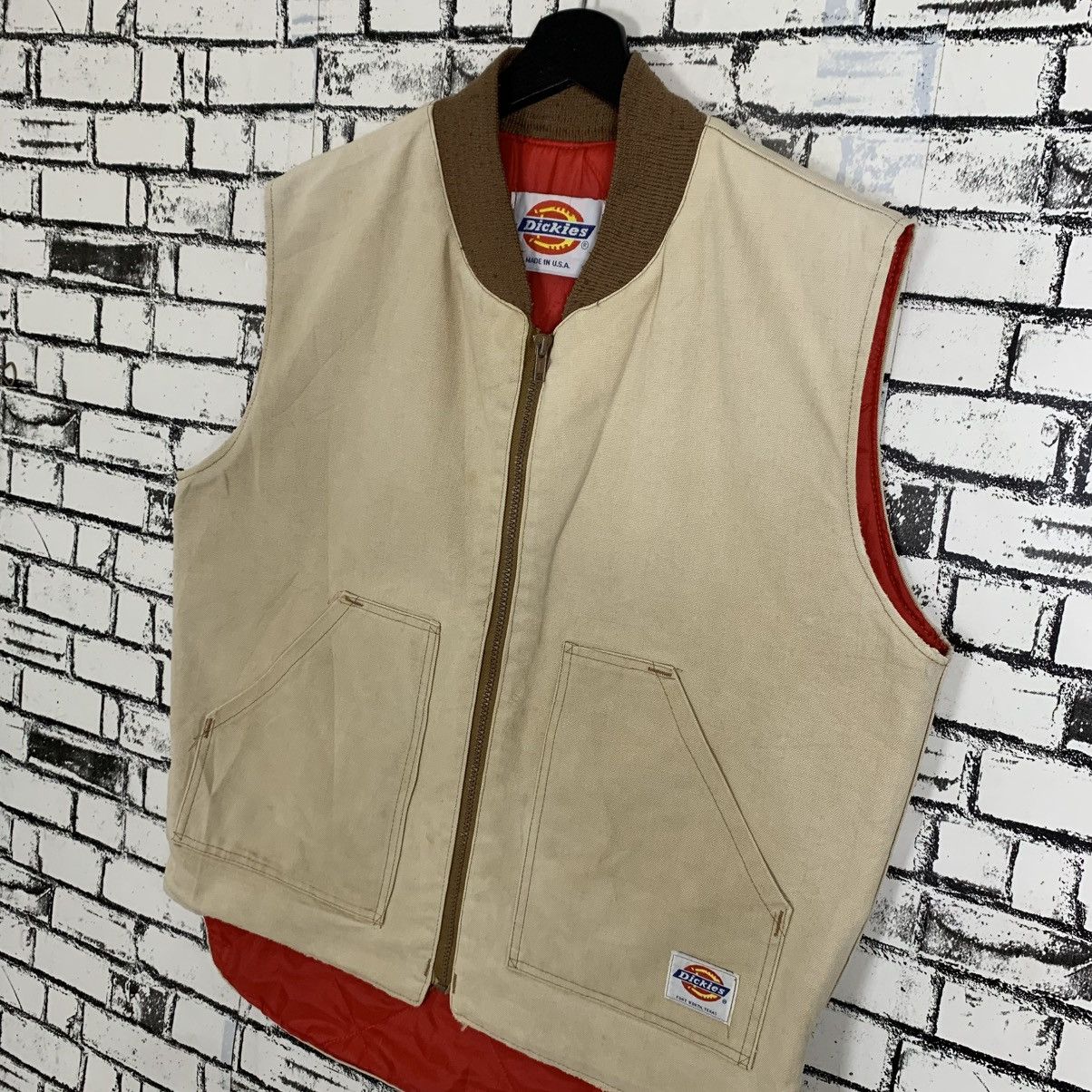 Designer Vintage Dickies Chore Vest Jacket Size US M / EU 48-50 / 2 - 2 Thumbnail