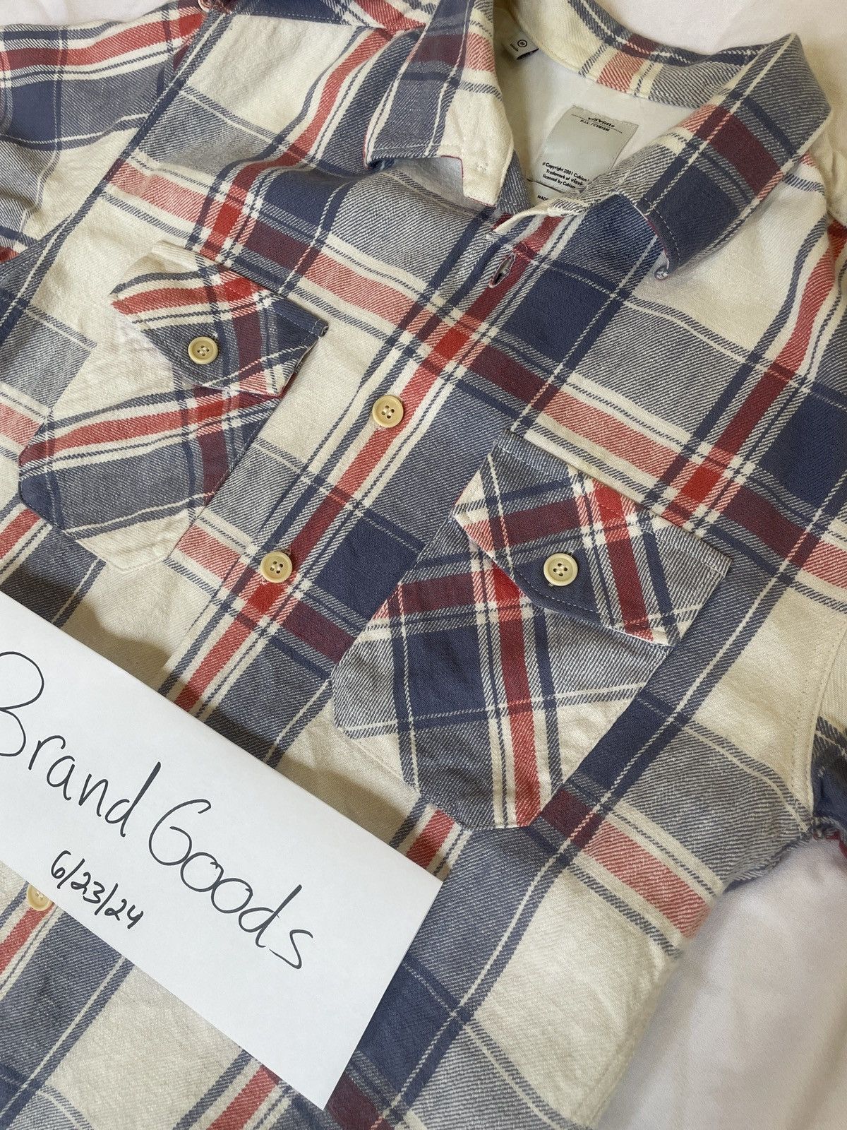 Visvim Visvim Plaid Print Short Sleeve Western Shirt Size US M / EU 48-50 / 2 - 2 Thumbnail