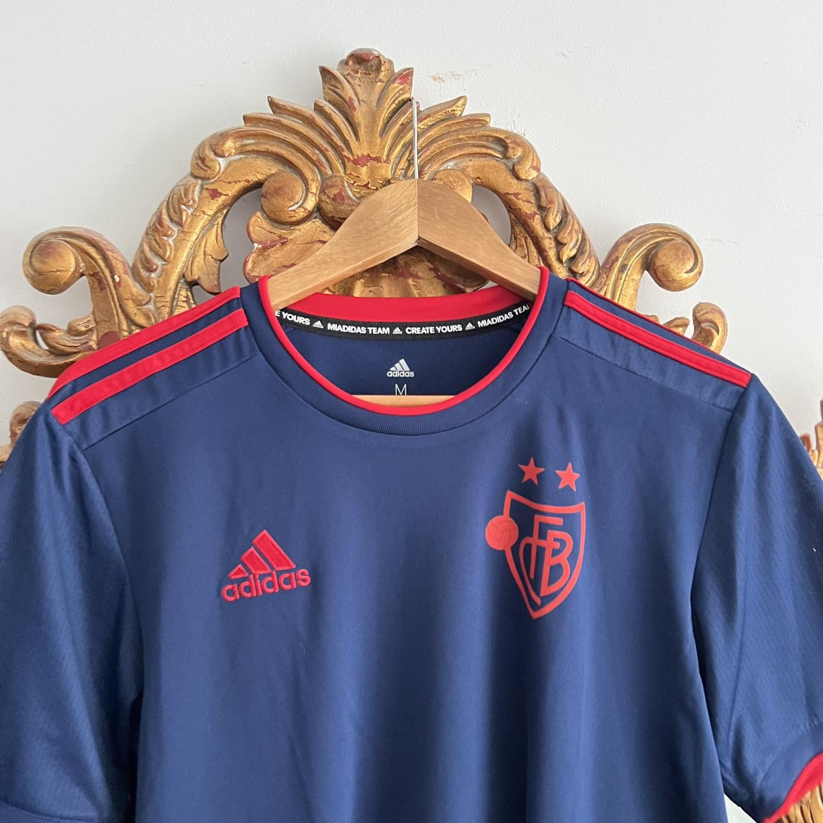 Adidas FC Basel 2020-21 Adidas training football jersey size M Size US M / EU 48-50 / 2 - 4 Thumbnail
