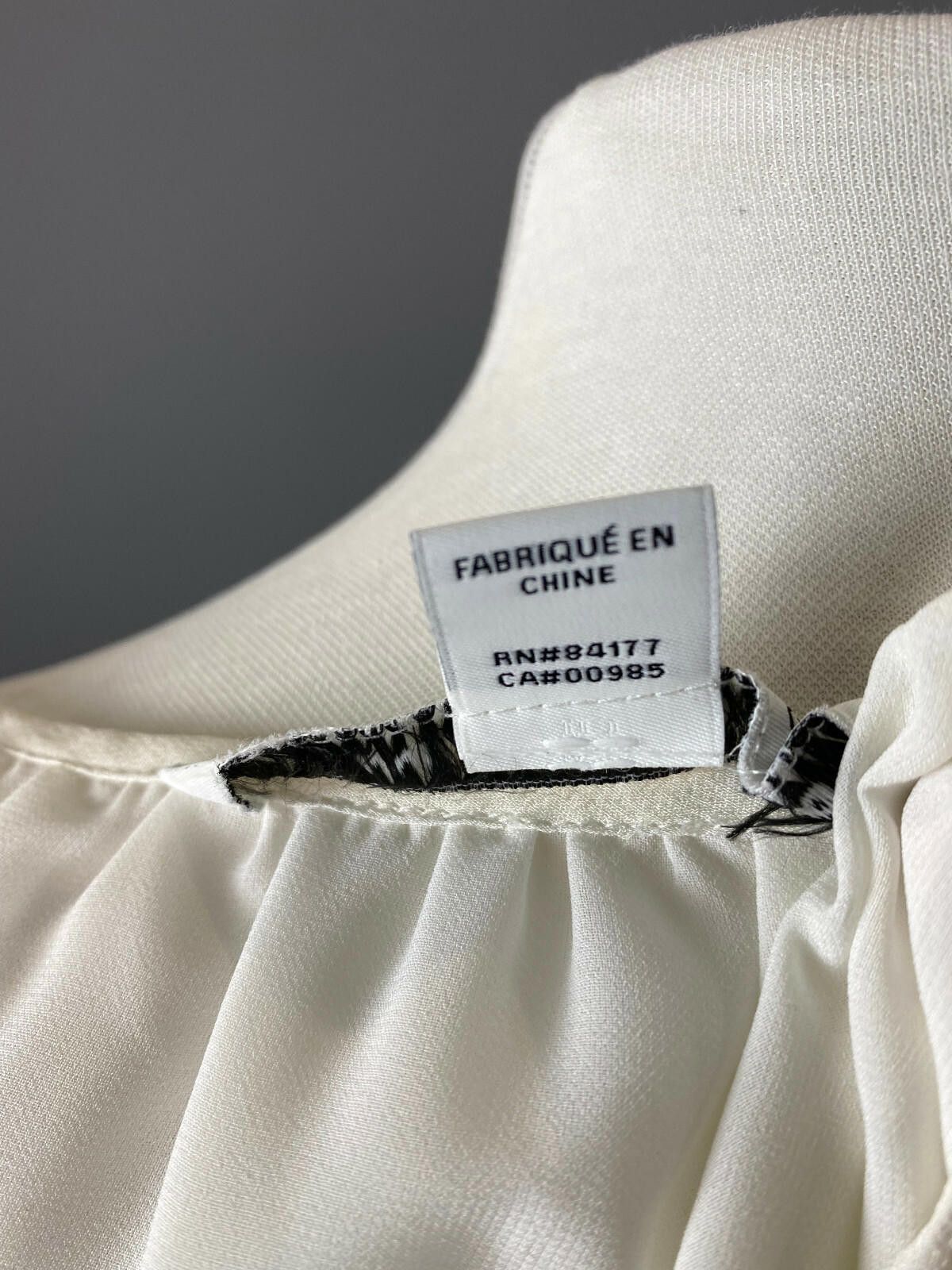 Diane von Furstenberg Diane Von Furstenberg White Mesh Blouse Shirt Size 4 Size S / US 4 / IT 40 - 8 Thumbnail