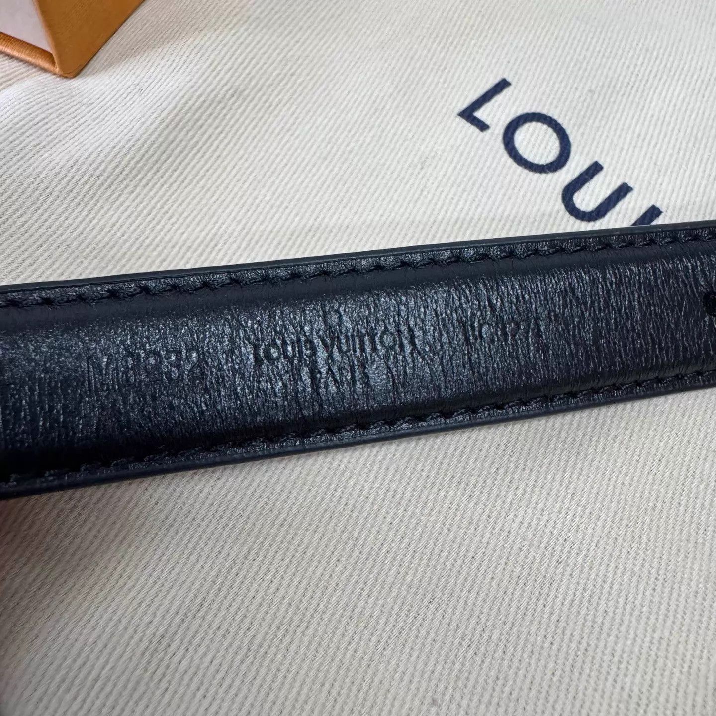 Louis Vuitton LV Pretty LV 20mm Double-Sided Narrow Belt Monogram New Size ONE SIZE - 8 Thumbnail