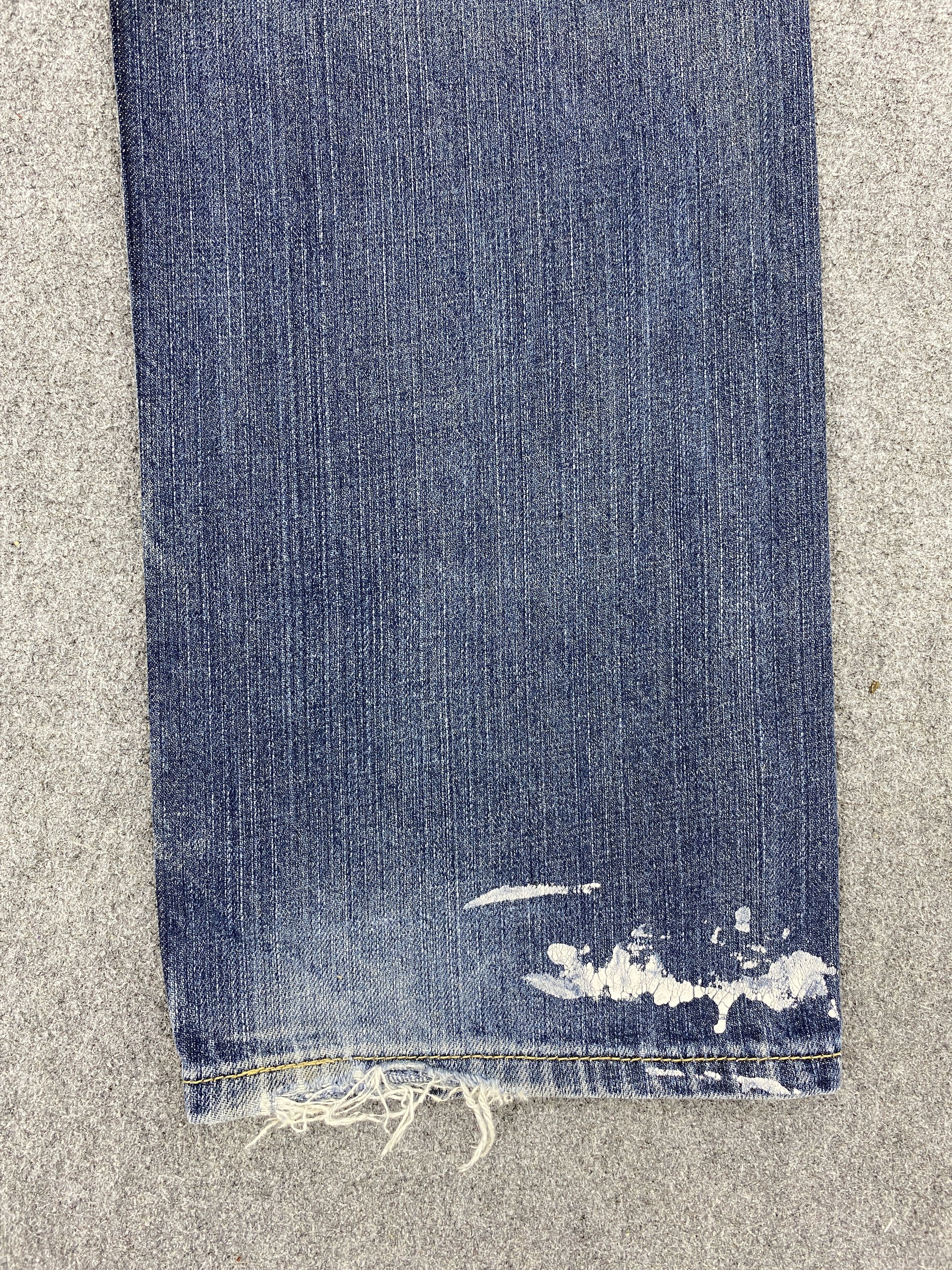 Levi's × Vintage Vintage Levis 514 Splatter Paint Jeans Size US 34 / EU 50 - 18 Thumbnail