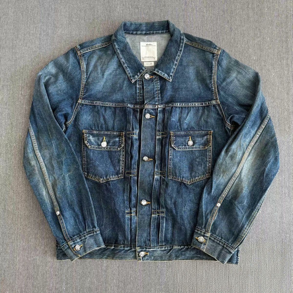 Visvim Visvim 101 19aw Dry Dmgd-1000 Denim Jacket Size US XL / EU 56 / 4 - 1 Thumbnail