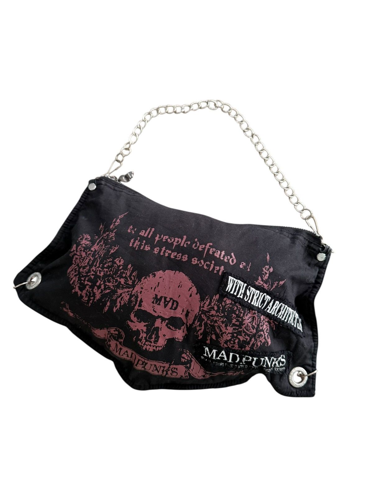 Hysteric Glamour Mad Punks shoulder bag with a skull rare desing Size ONE SIZE - 13 Thumbnail