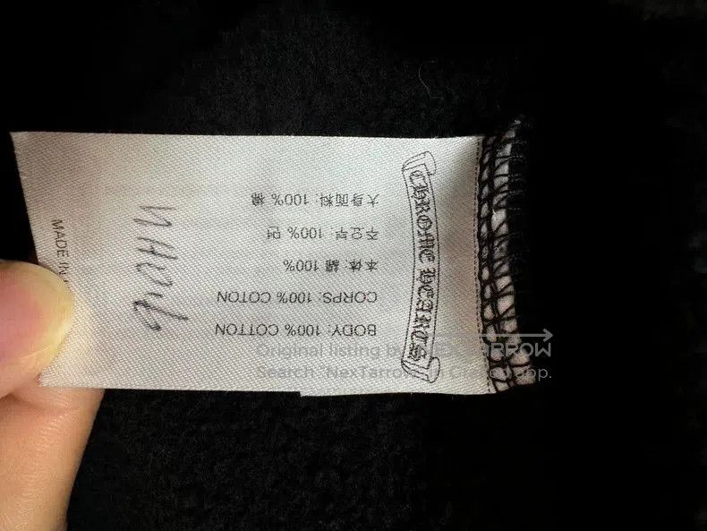 Chrome Hearts Chrome Hearts Black Sweatshirt with Graphic Design. Size US M / EU 48-50 / 2 - 6 Thumbnail