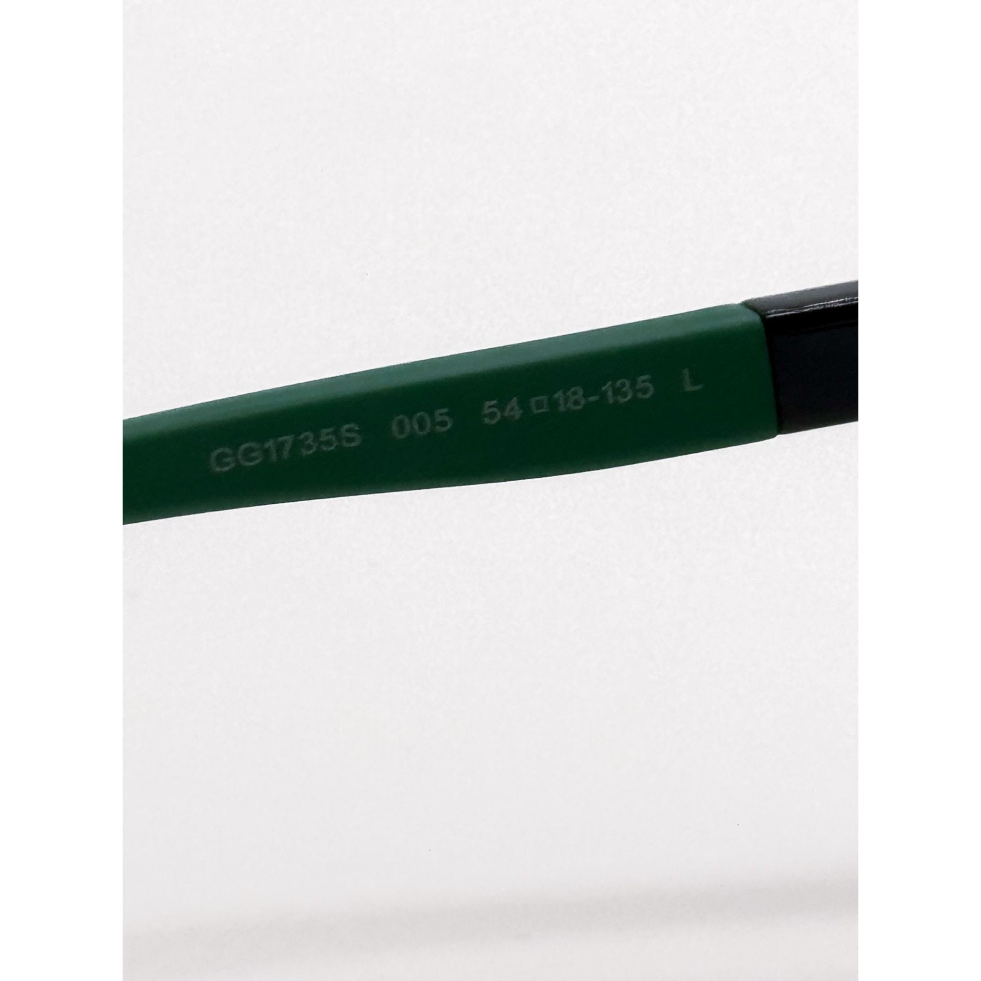 Gucci NEW GUCCI SUNGLASSES GG1735S 005 BLACK/GREEN UNISEX EYEWEAR Size ONE SIZE - 7 Thumbnail