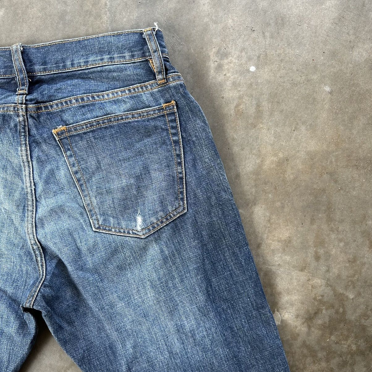 Japanese Brand Vintage Japanese Distressed Denim Faded Jean Pant Size US 31 - 14 Thumbnail