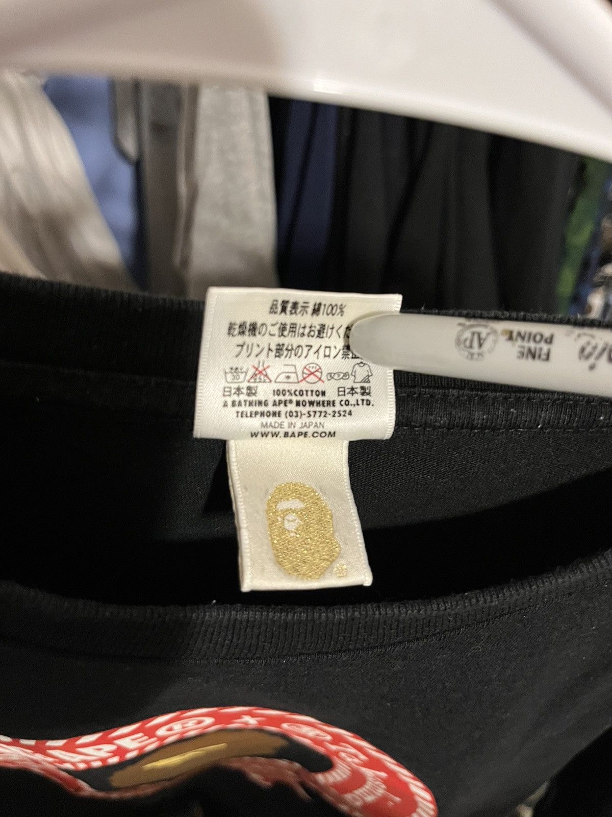 Bape Bape Japan only shirt Size US L / EU 52-54 / 3 - 4 Thumbnail