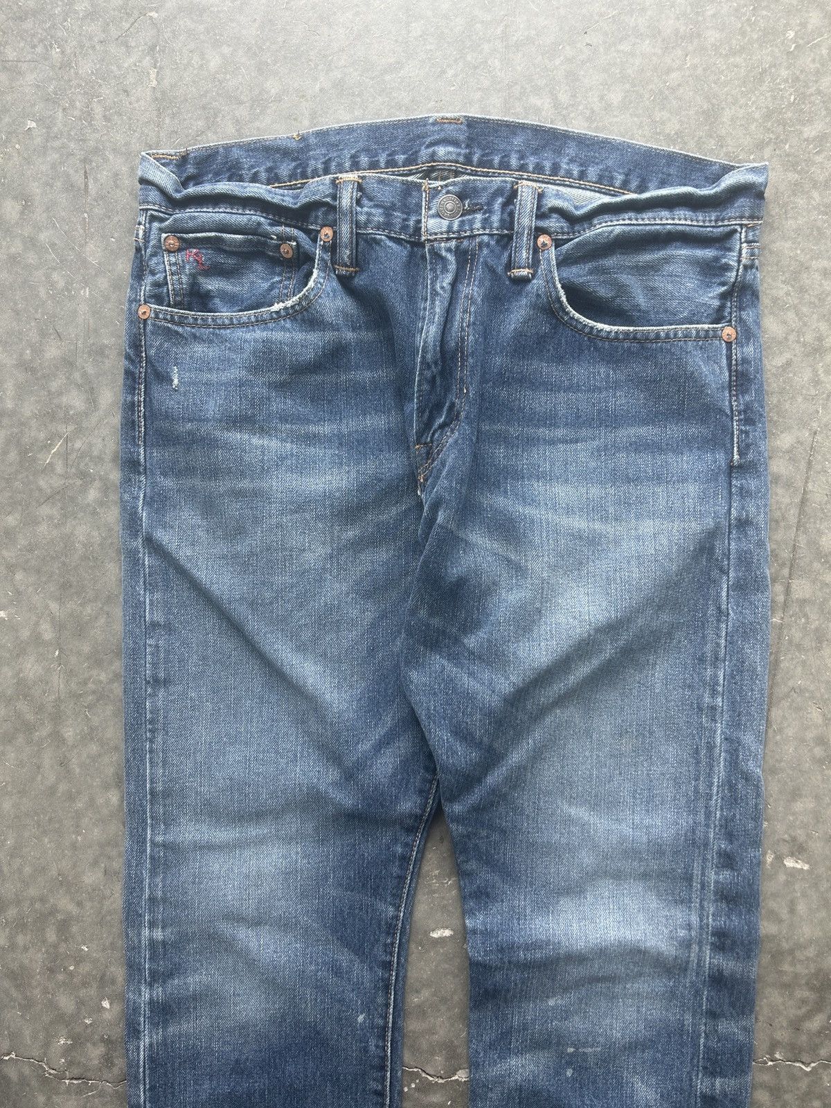 Polo Ralph Lauren × Vintage Vintage Y2K Polo Ralph Lauren Denim Jeans 34x32 Slim Fit Size US 34 / EU 50 - 2 Thumbnail