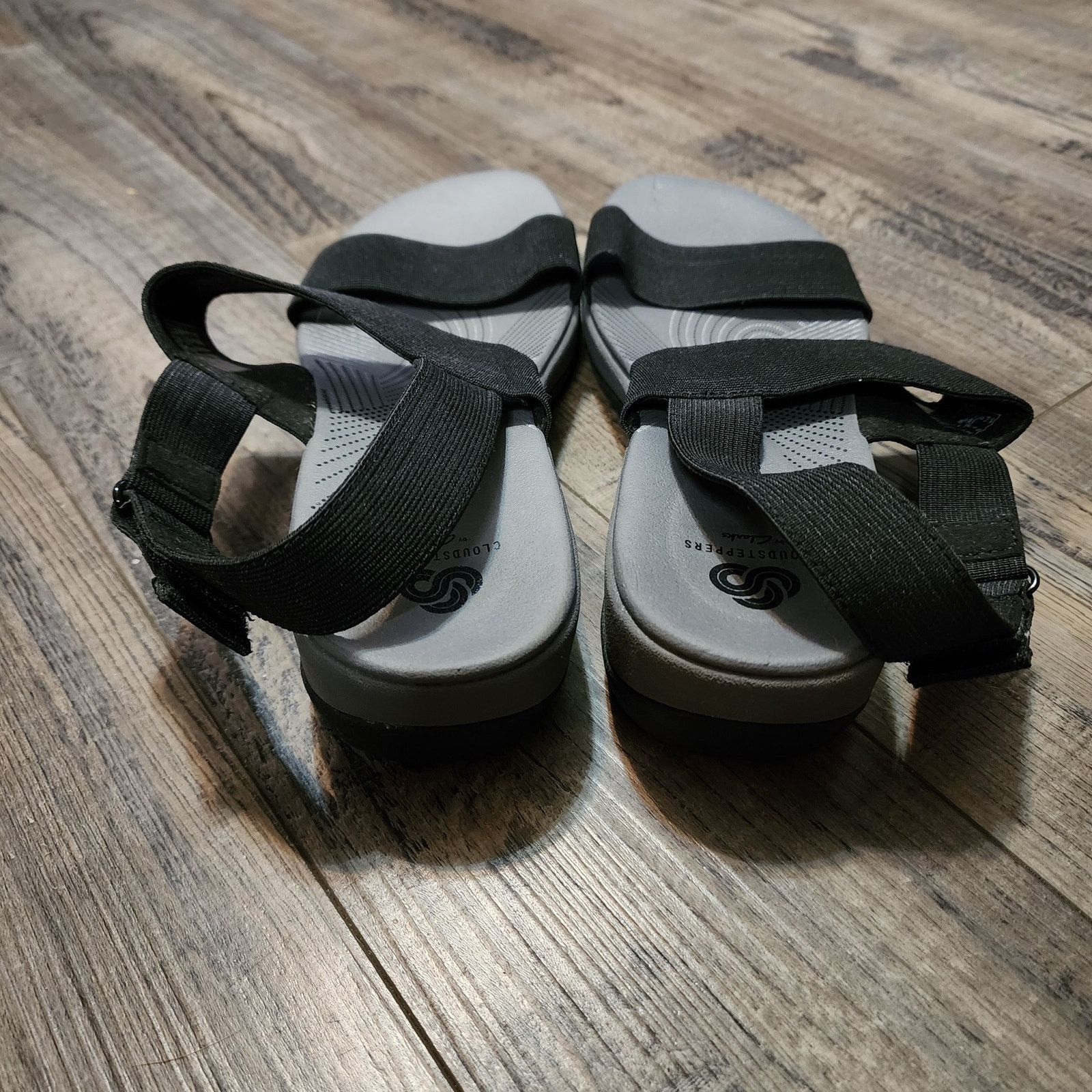 Clarks Clarks cloudsteppers sandals black women size 9 new no box Size US 9 / IT 39 - 2 Thumbnail