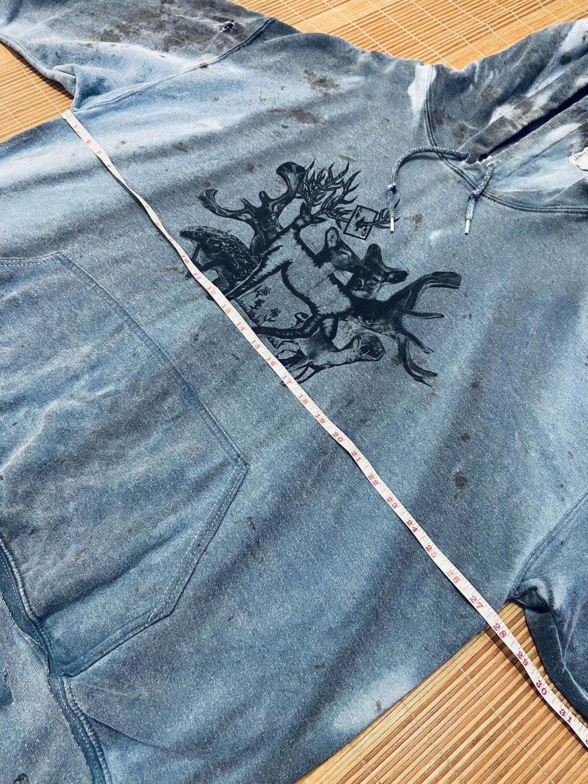 Designer VELVET BRETT WESTFALL DISTRESSED HOODIE Size US S / EU 44-46 / 1 - 7 Thumbnail