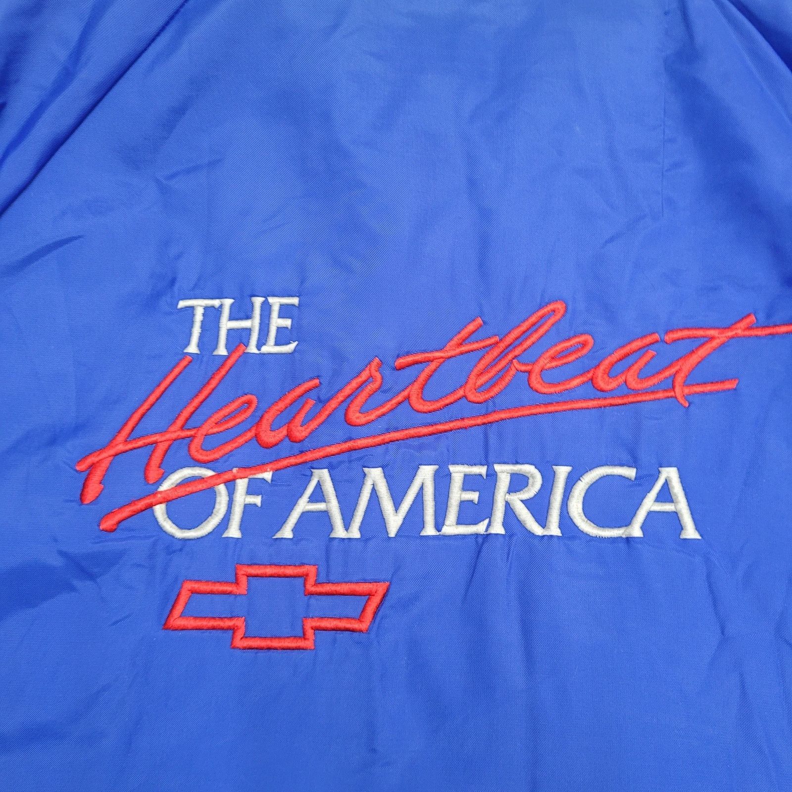 Vintage Vintage 70s Chevy Jacket L/XL 26x30 Baggy Lined Size US XL / EU 56 / 4 - 10 Thumbnail