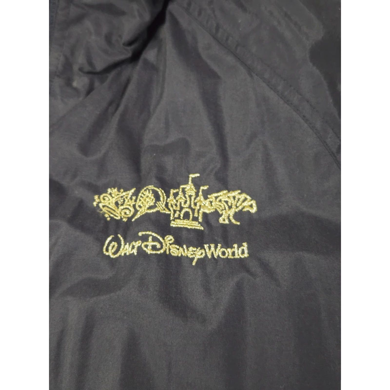Disney Walt Disney World Jacket Mens Medium Hooded Full Zip Park Icons Embroidered Navy Blue Size US M / EU 48-50 / 2 - 4 Thumbnail