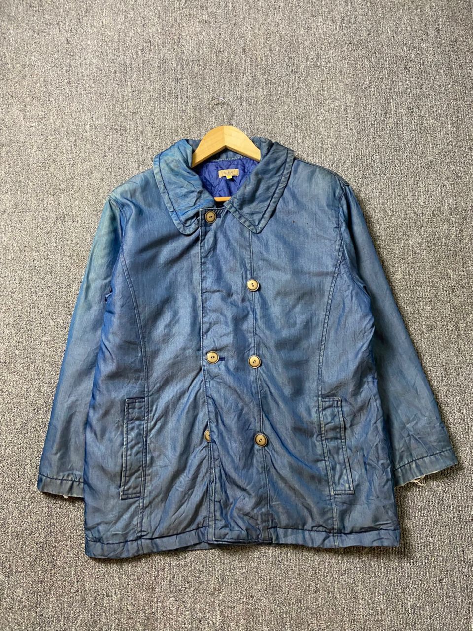 Japanese Brand ENNIME Brand Chambray Style Denim Coat (193) Size US S / EU 44-46 / 1 - 1 Thumbnail