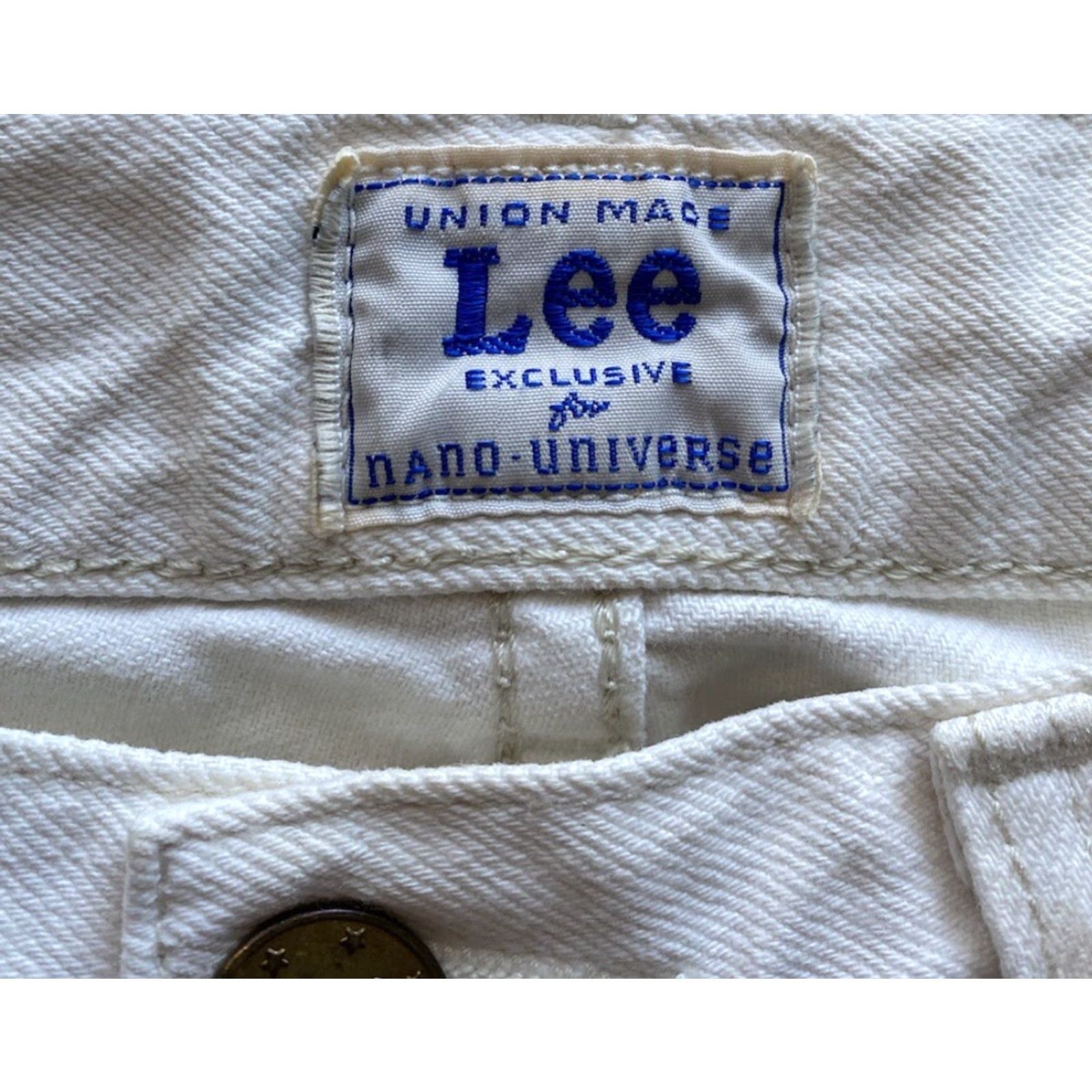 Lee Union Made Lee Pants For Nano Universe White M Women’s Size 32" / US 10 / IT 46 - 2 Thumbnail