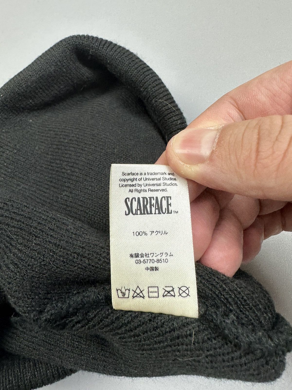 Supreme x Scarface Black Knited hat