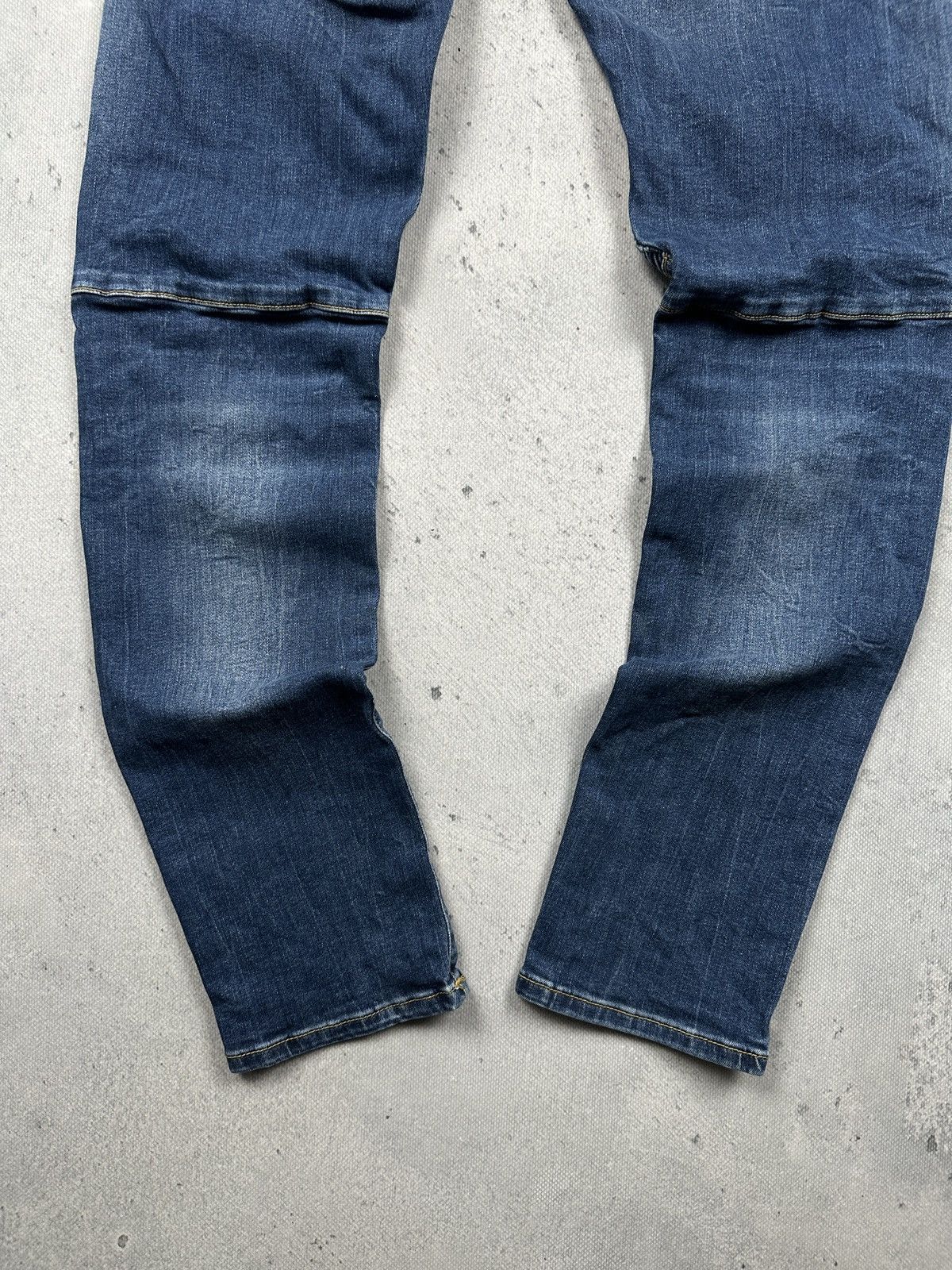 True Religion Vintage True Religion Rocco Moto Biker Jeans Rare Faded Blue Size US 32 / EU 48 - 22 Thumbnail