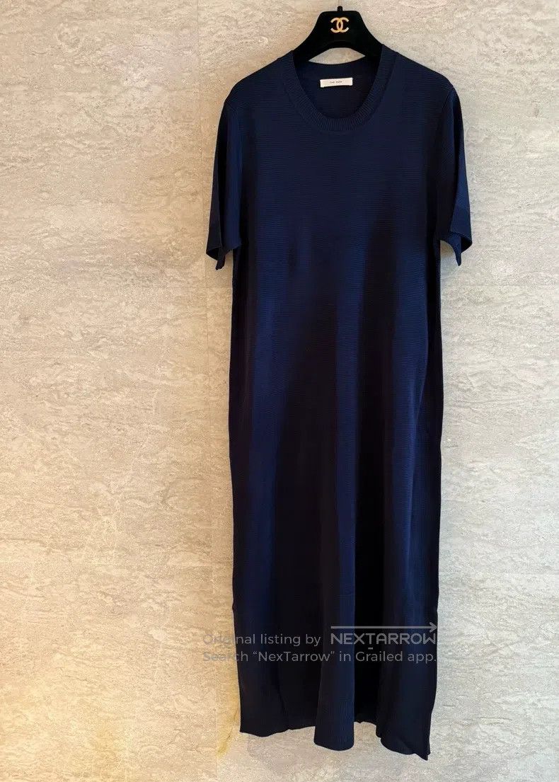 The Row The Row Navy blue knitted dress Size S / US 4 / IT 40 - 3 Thumbnail