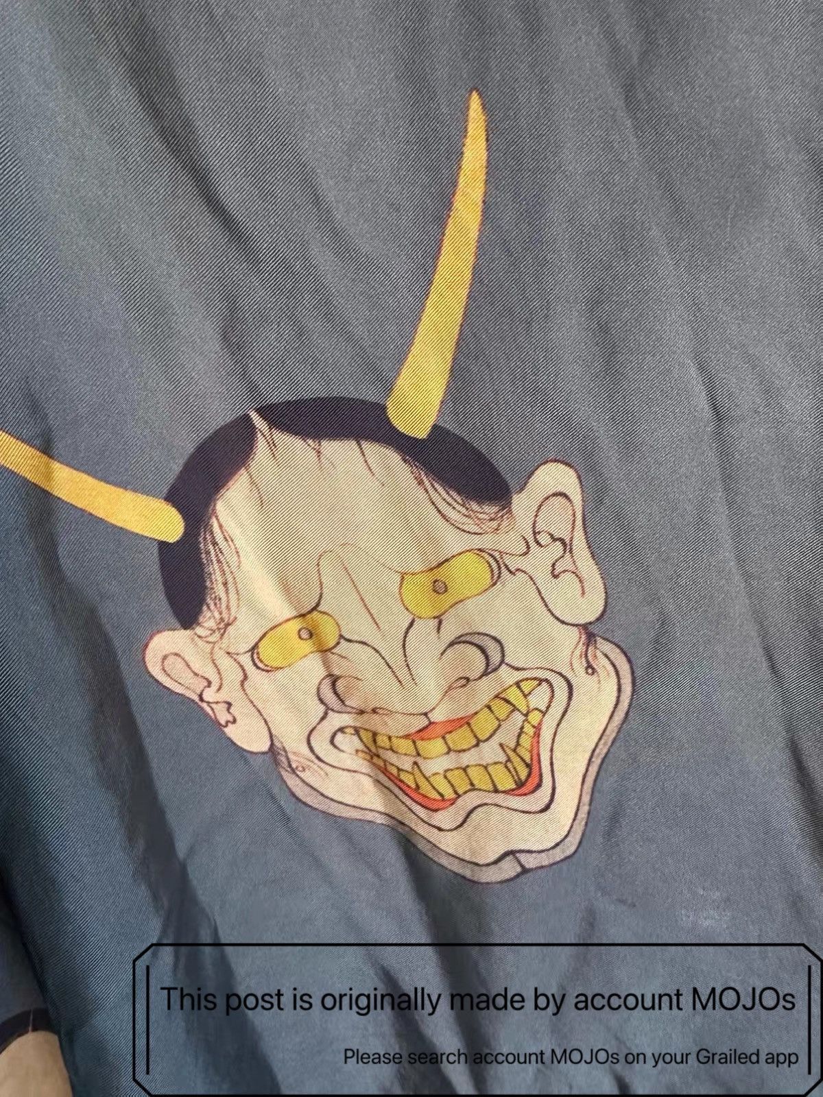 Uma Wang Sz M Uma Wang Ghost Mask Pattern Shirt mojos1613 Size US M / EU 48-50 / 2 - 3 Thumbnail