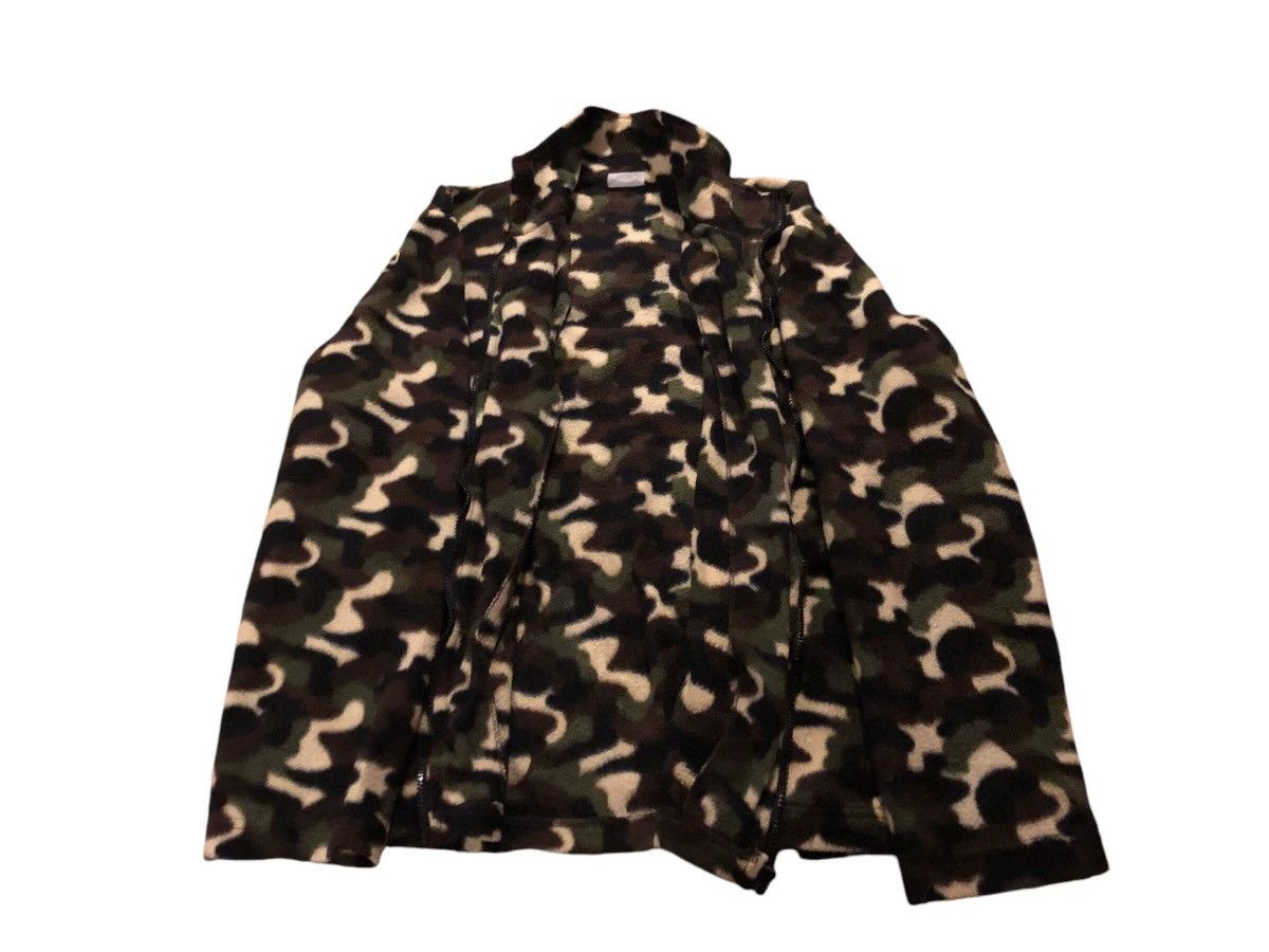 Other × Vintage Vintage Camo Fleece Zip Up Fleece S/M Size US M / EU 48-50 / 2 - 2 Thumbnail