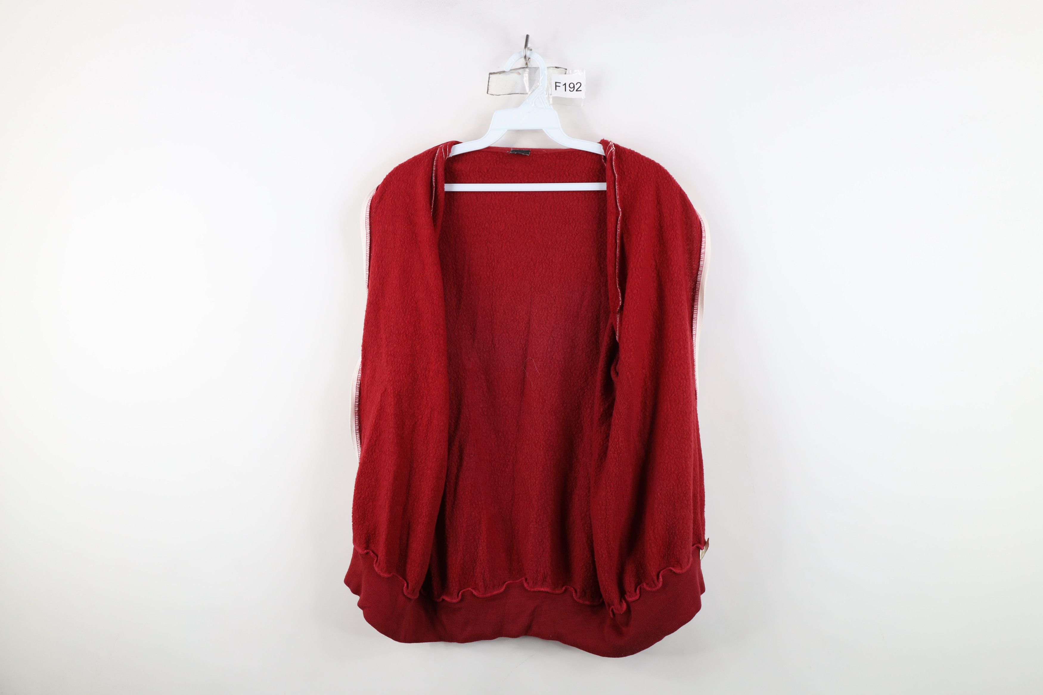 Wrangler Vintage 70s Wrangler Knit Warm Up Track Jacket Red USA Size US XL / EU 56 / 4 - 8 Thumbnail
