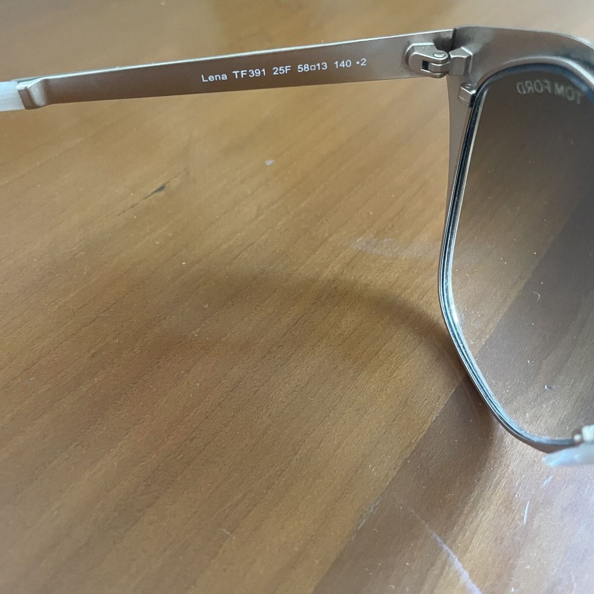 Tom Ford Tom Ford white oversize Lena sunglasses TF 391 gradient Size ONE SIZE - 6 Thumbnail