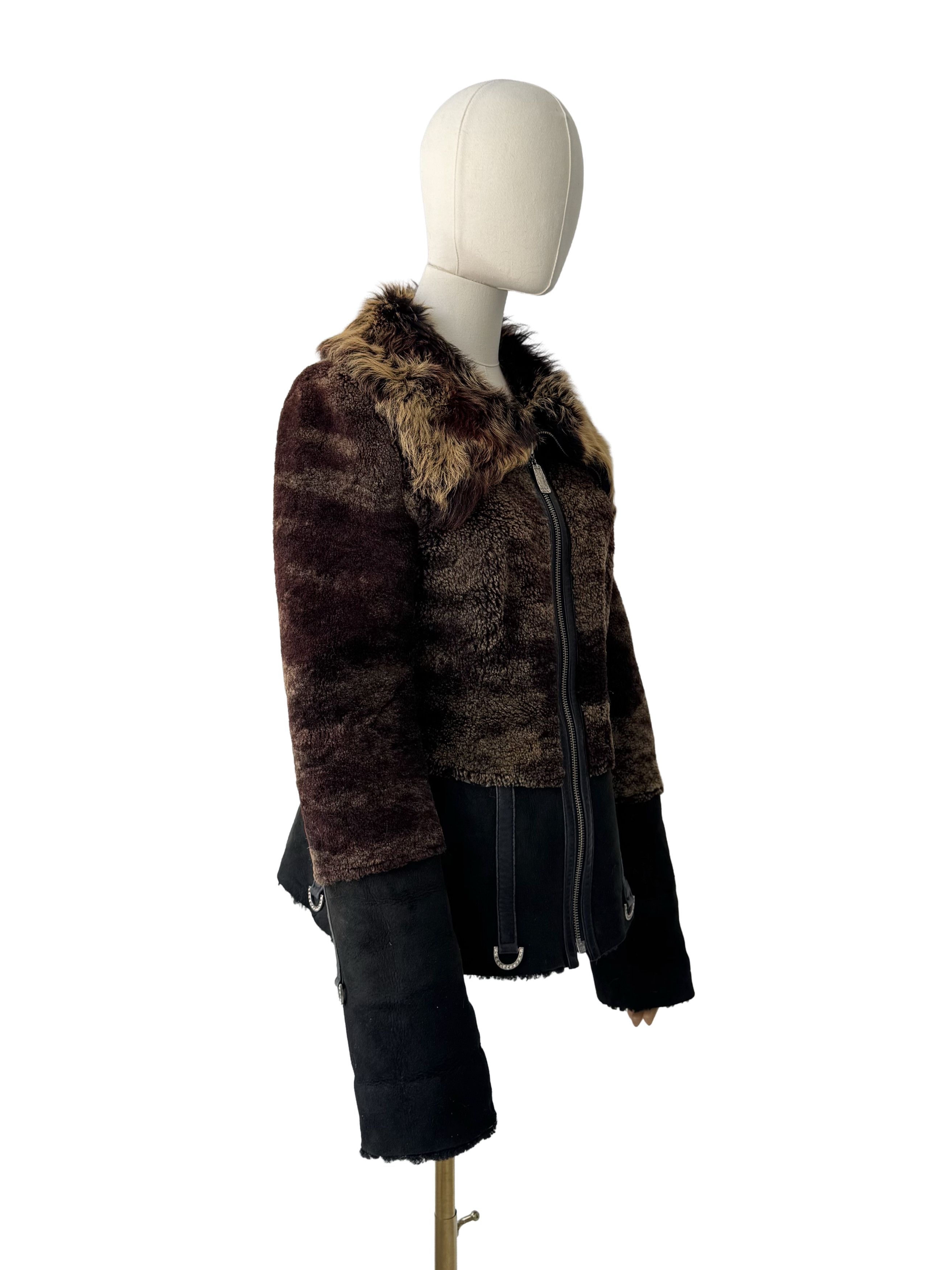 Vintage Vintage Real Sheepskin Cropped Jacket Size M / US 6-8 / IT 42-44 - 1 Thumbnail