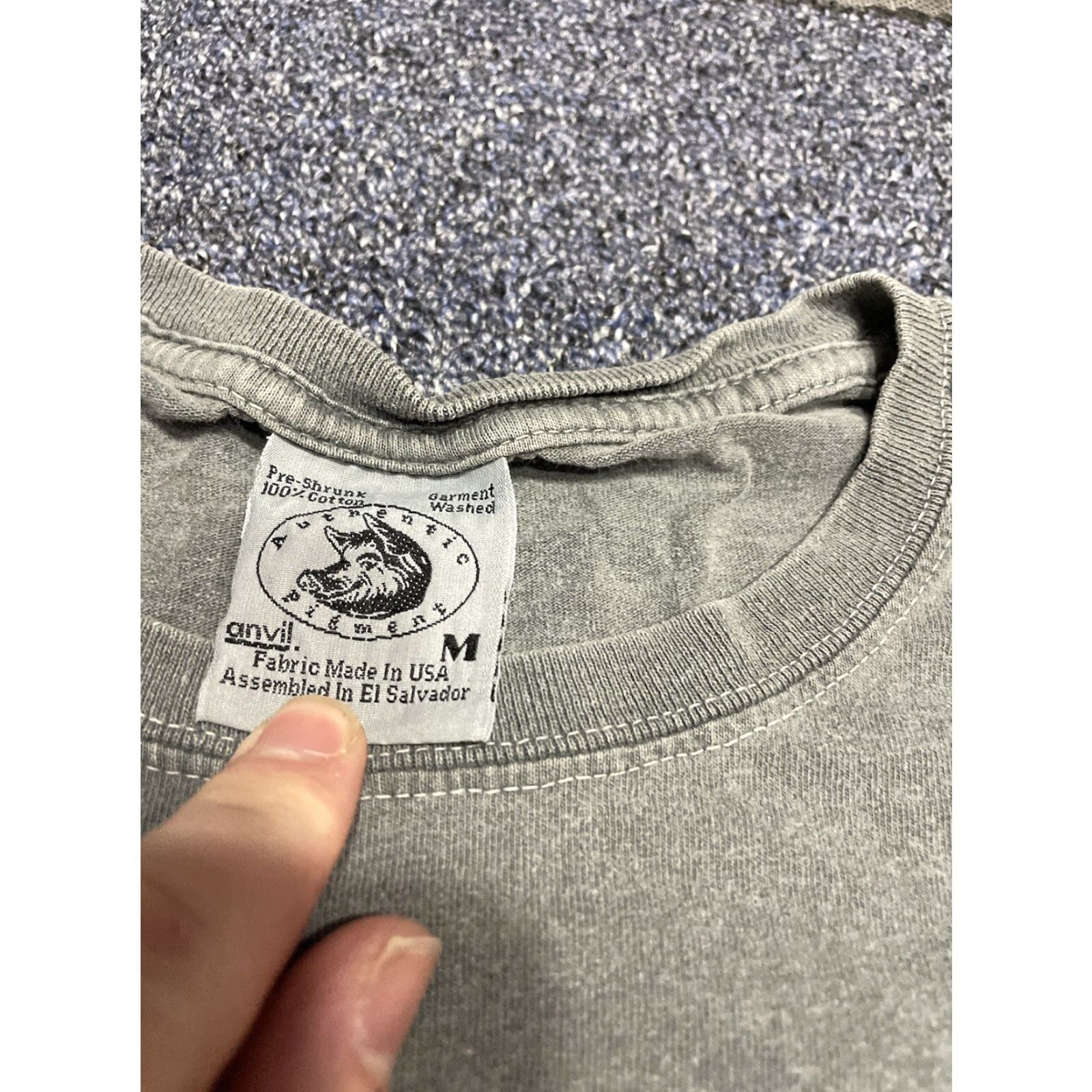 Folk VINTAGE Mens M Old Town School of Folk Tee Gray Cotton Shirt Adult M Gray Mens Shirts Size US M / EU 48-50 / 2 - 4 Thumbnail