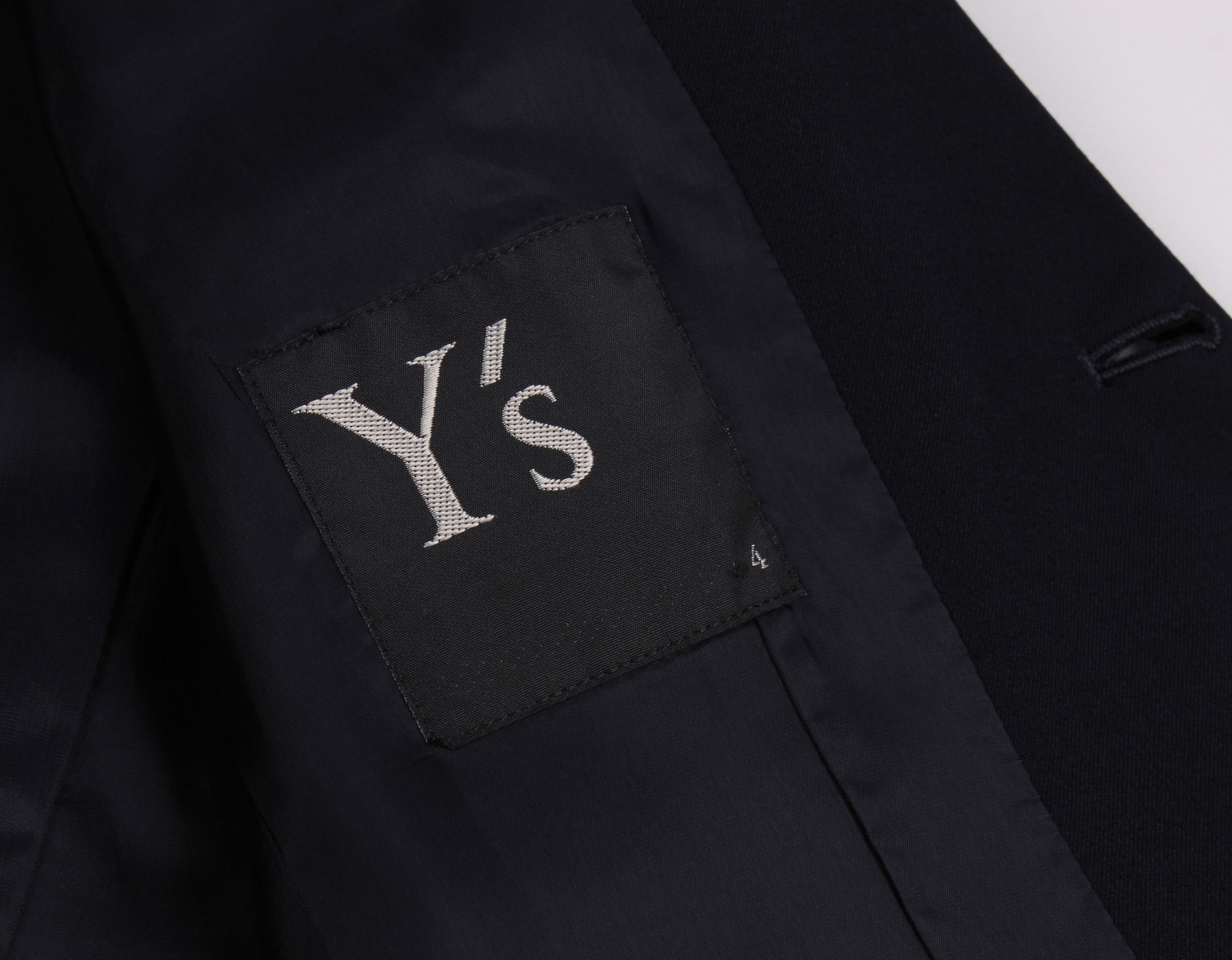 Y's × Yohji Yamamoto Y's Yohji Yamamoto Wool Navy Blazer Jacket Size M / US 6-8 / IT 42-44 - 5 Thumbnail