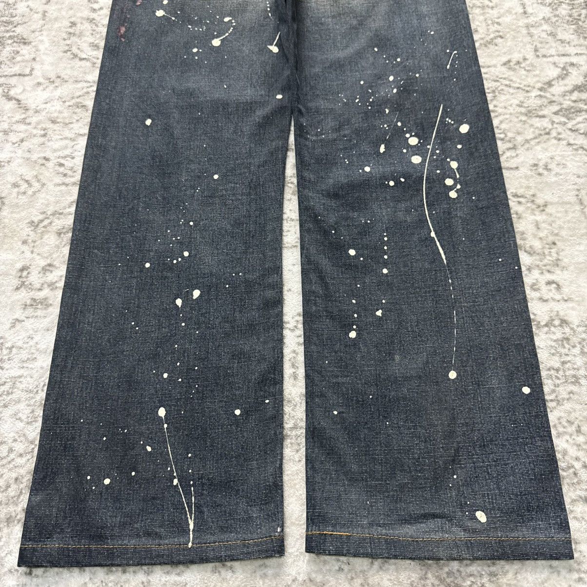 Oshkosh Vintage Oshkosh Paint Splatter Mud Wash Loose Jeans Size US 34 / EU 50 - 10 Thumbnail