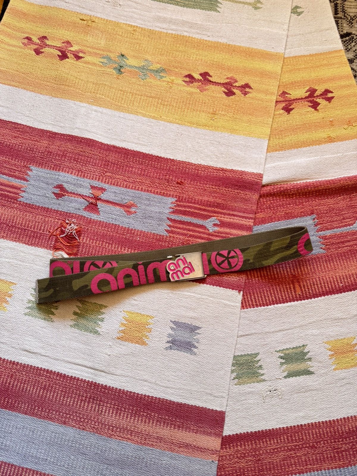 Vintage Vintage 00’s Animal y2k Skateboarding Camo Belt Size ONE SIZE - 1 Thumbnail