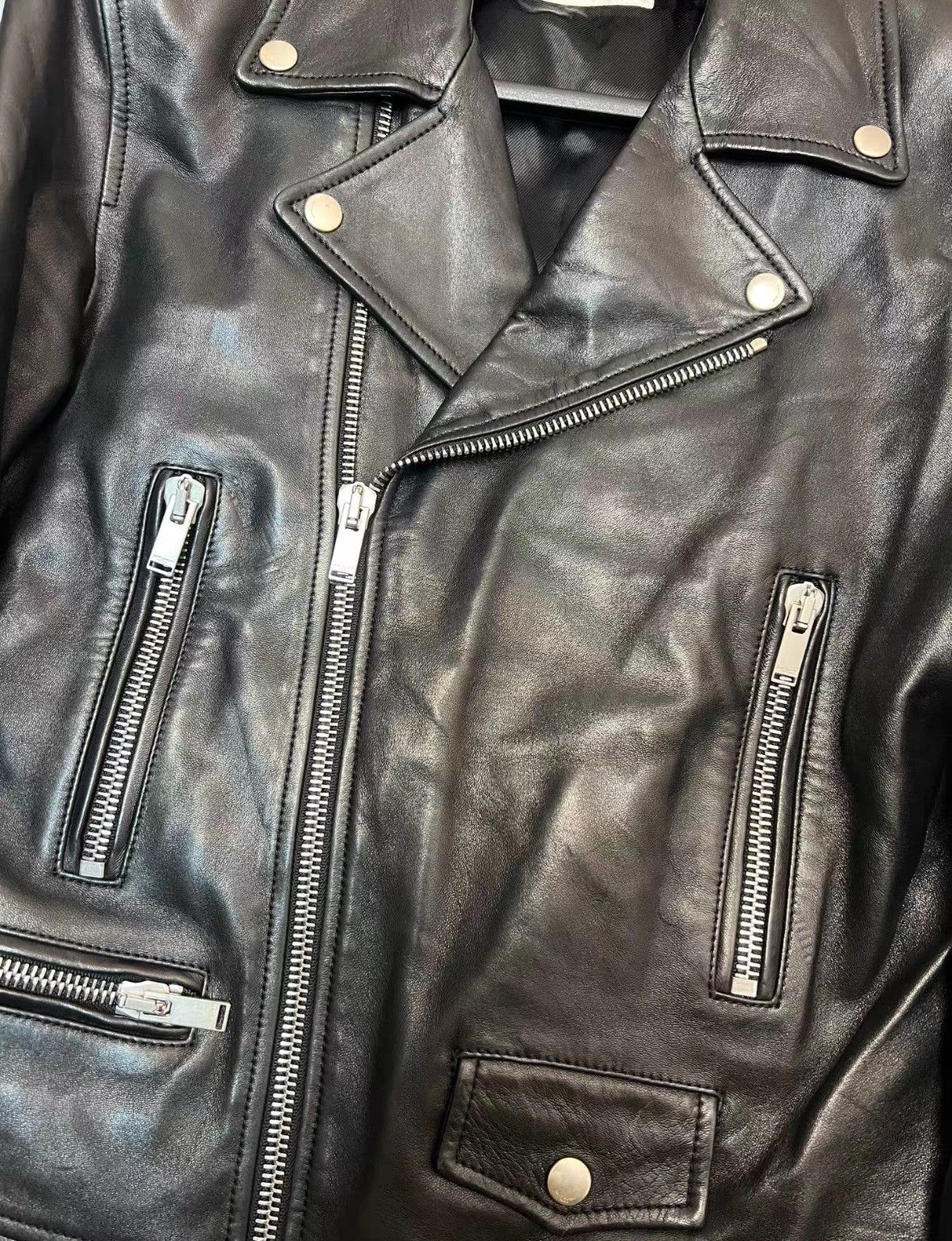 Saint Laurent Paris Saint Laurent SLP Authentic 16 Spring/Summer Leather Jacket Size US M / EU 48-50 / 2 - 4 Thumbnail