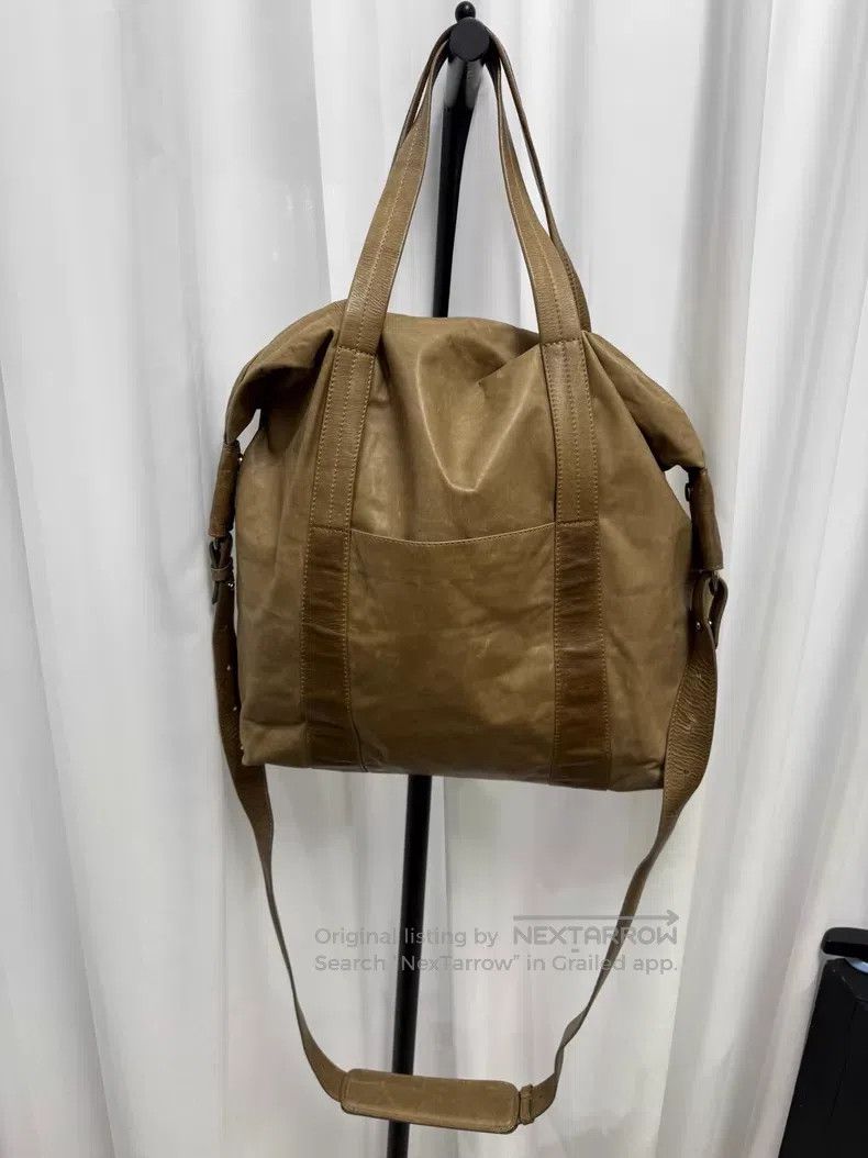 Maison Margiela Maison Margiela Boston Tote Bag in Brown Leather Size ONE SIZE - 4 Thumbnail