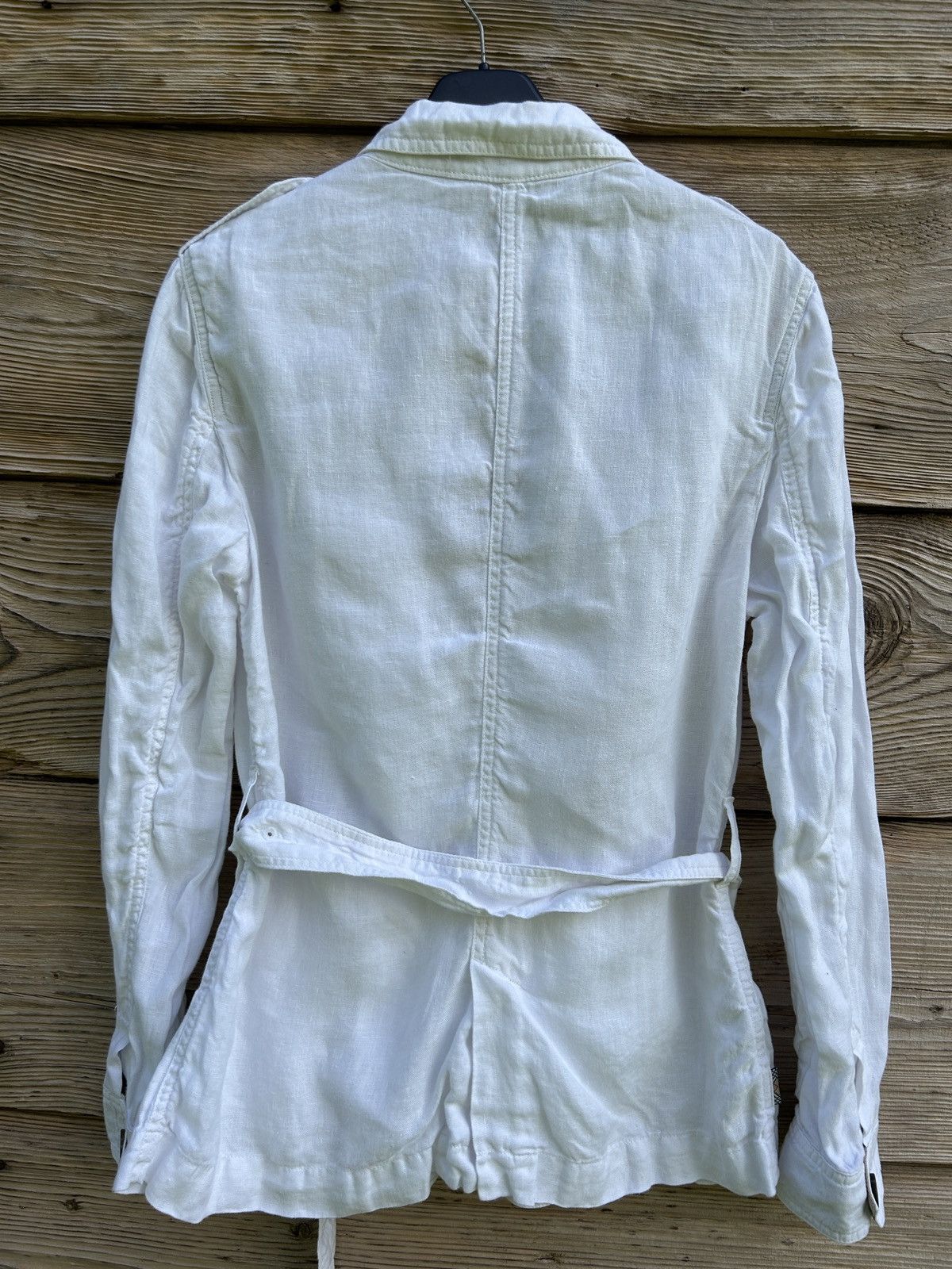 Burberry Vintage Burberry London Linen Belted Light Jacket Size M / US 6-8 / IT 42-44 - 9 Thumbnail