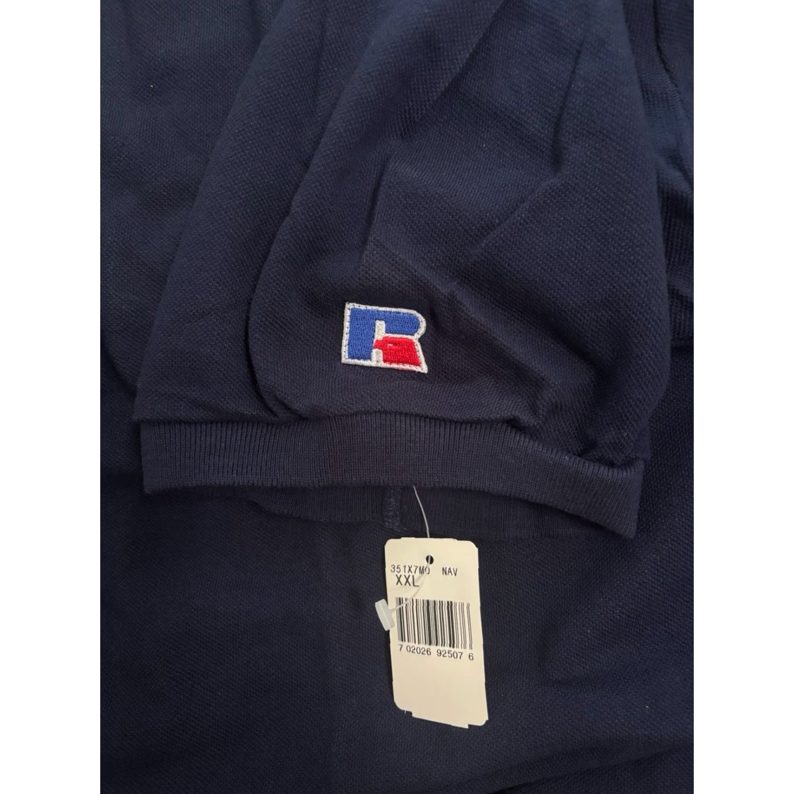 Russell Athletic VINTAGE Russell Athletic Polo Shirt Mens 2XL Blue 90s Deadstock NWT Shirt Size US XXL / EU 58 / 5 - 8 Thumbnail