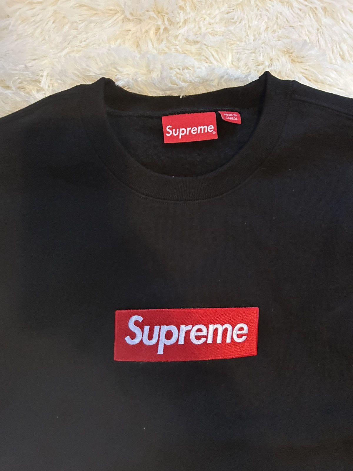 Supreme Supreme Boxo Logo Crewneck Black🖤 Size US M / EU 48-50 / 2 - 2 Thumbnail