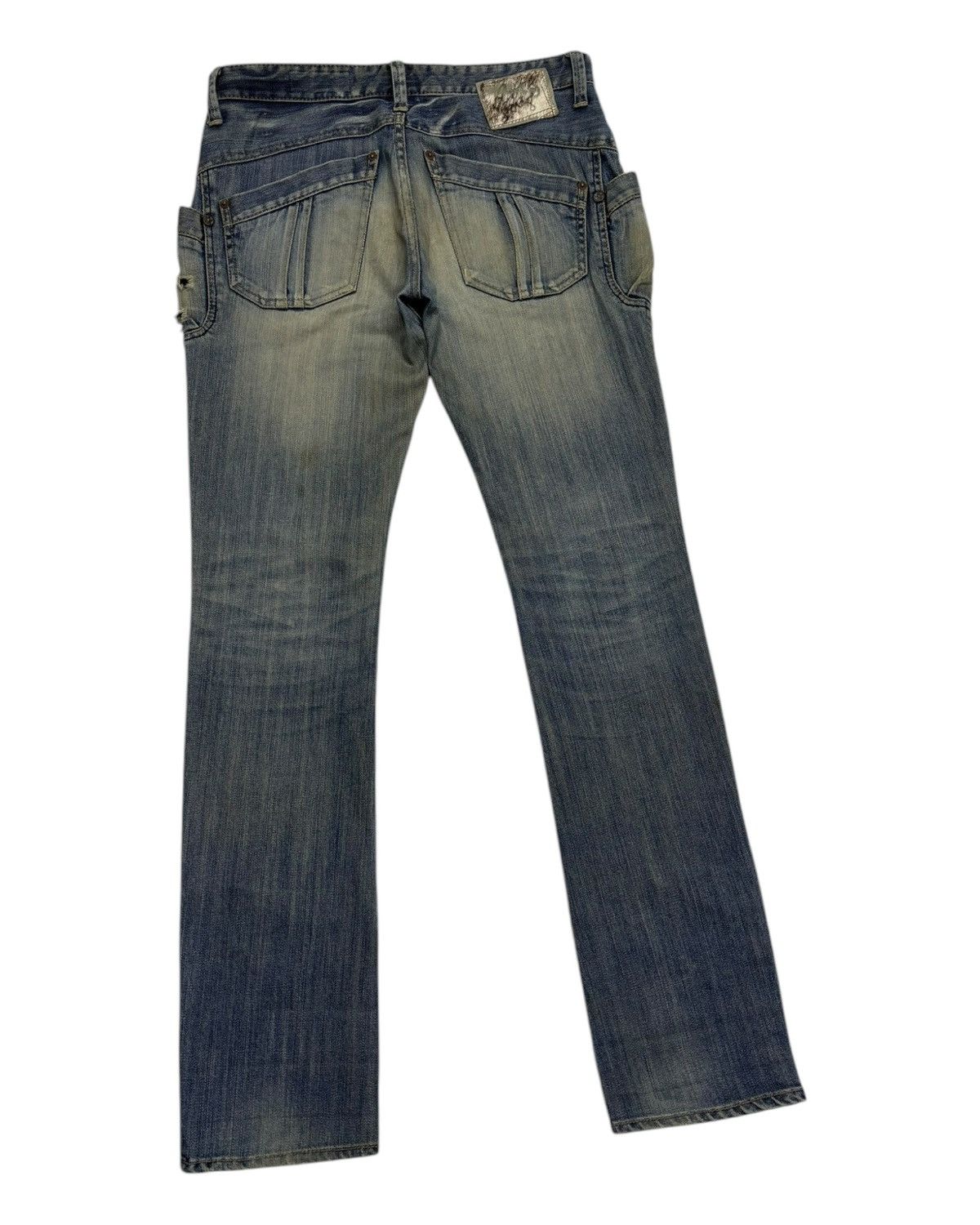 Japanese Brand VINTAGE ANTGAUGE NICE DESIGN POCKET DISTRESSED DENIM JEANS Size US 32 / EU 48 - 7 Thumbnail