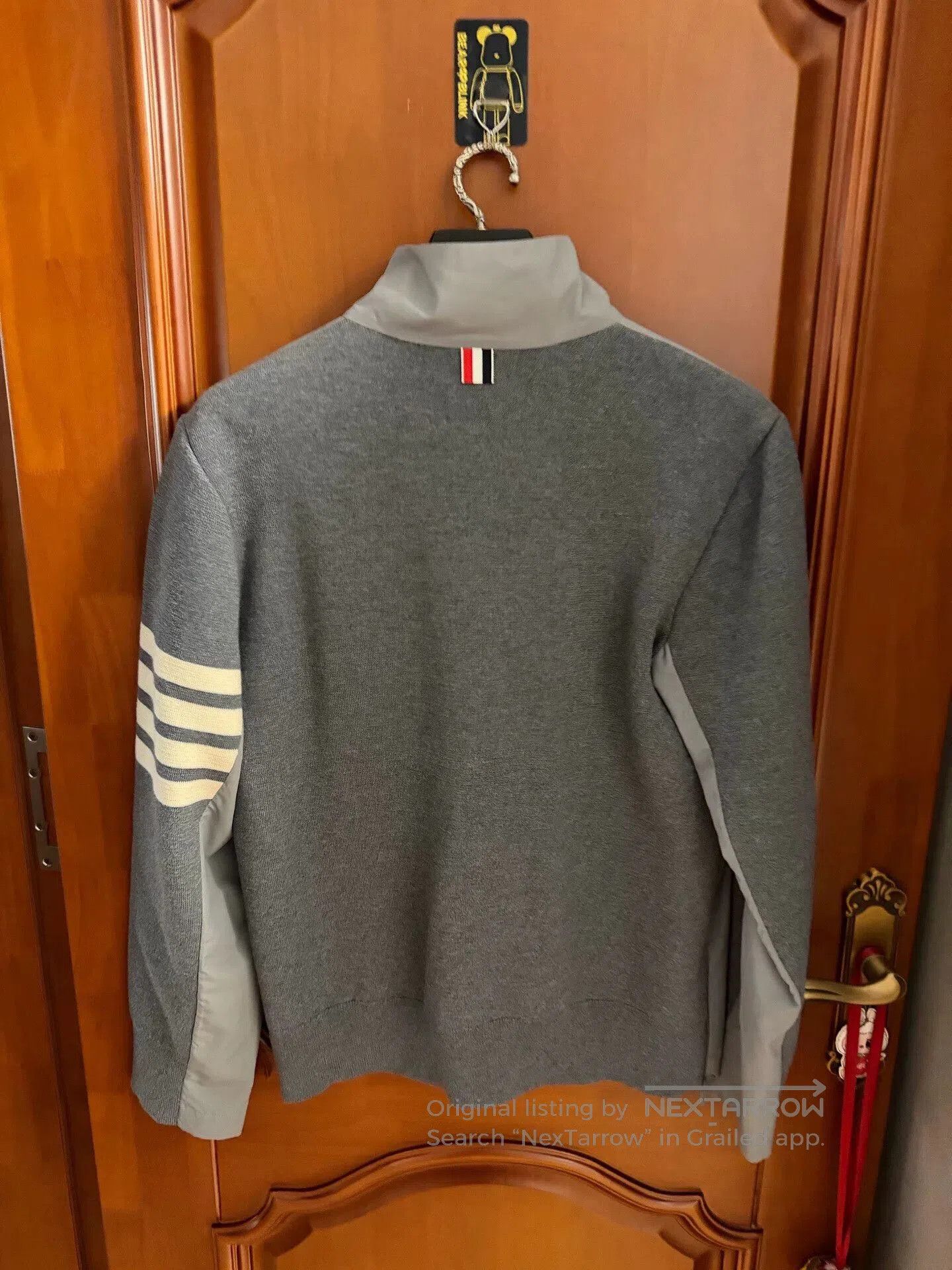 Thom Browne gray wool blend jacket by thom browne. Size US XL / EU 56 / 4 - 2 Thumbnail