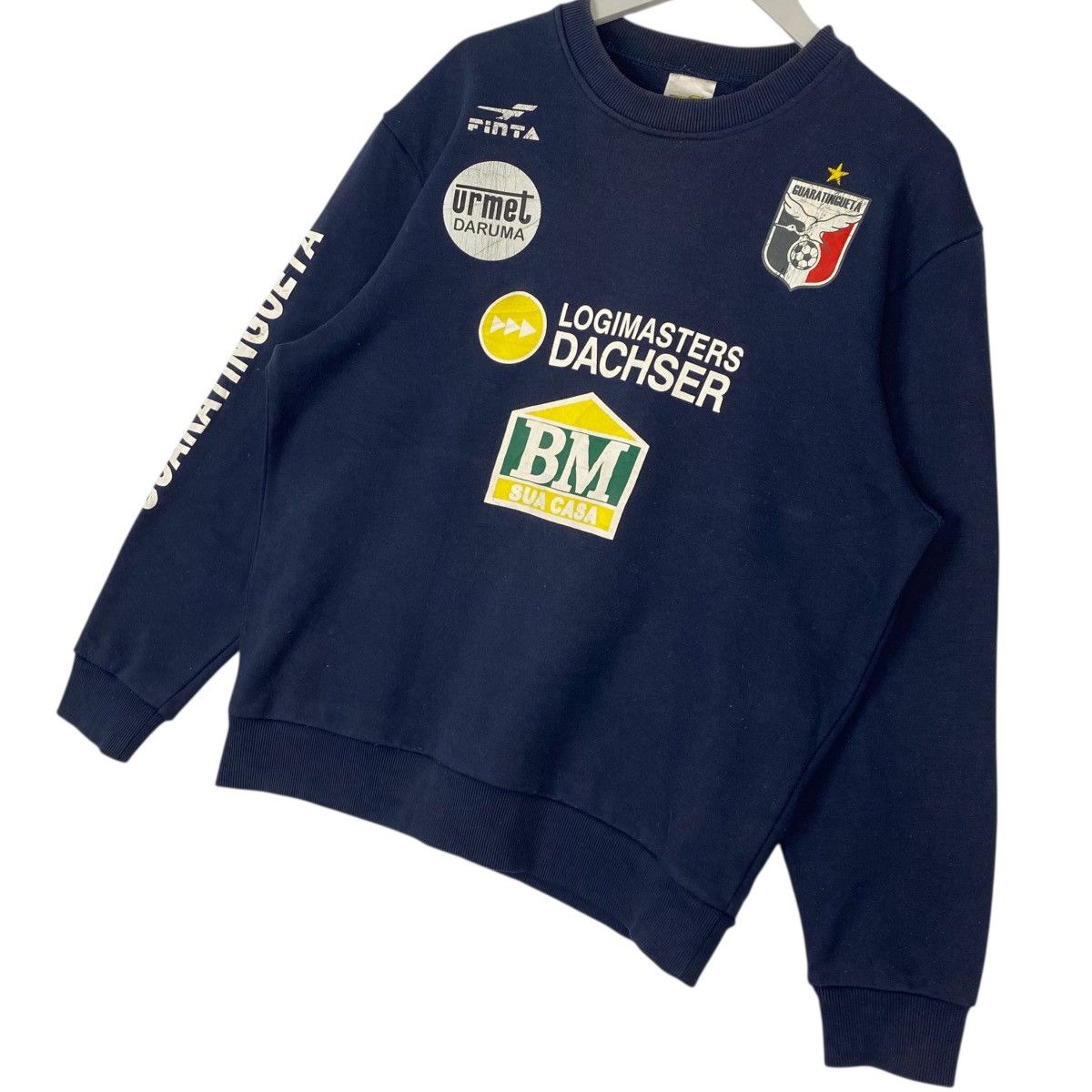 Other Vintage Finta Sweatshirt Crewneck Navy Blue Big Logo Size US M / EU 48-50 / 2 - 3 Thumbnail