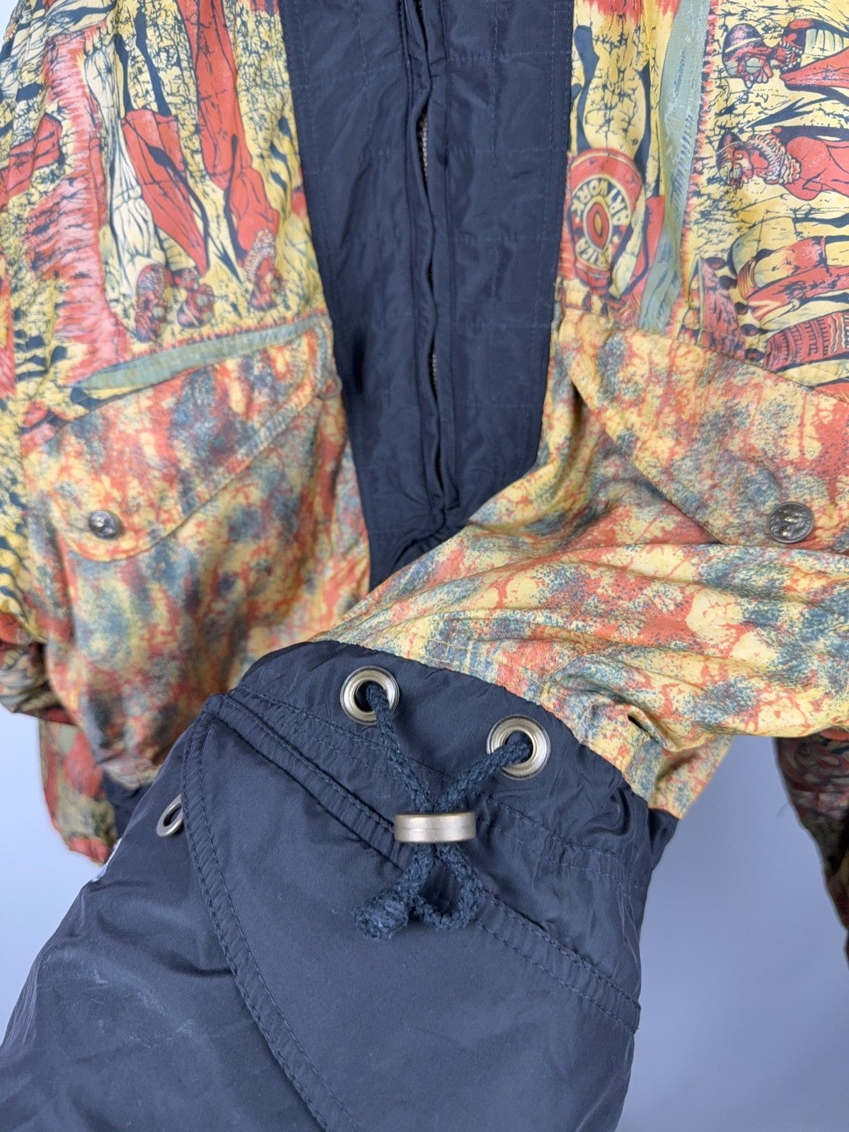 Ellesse Vintage Archive RETRO Ellesse Africa Art Work Ski Jacket 90s Size US L / EU 52-54 / 3 - 6 Thumbnail