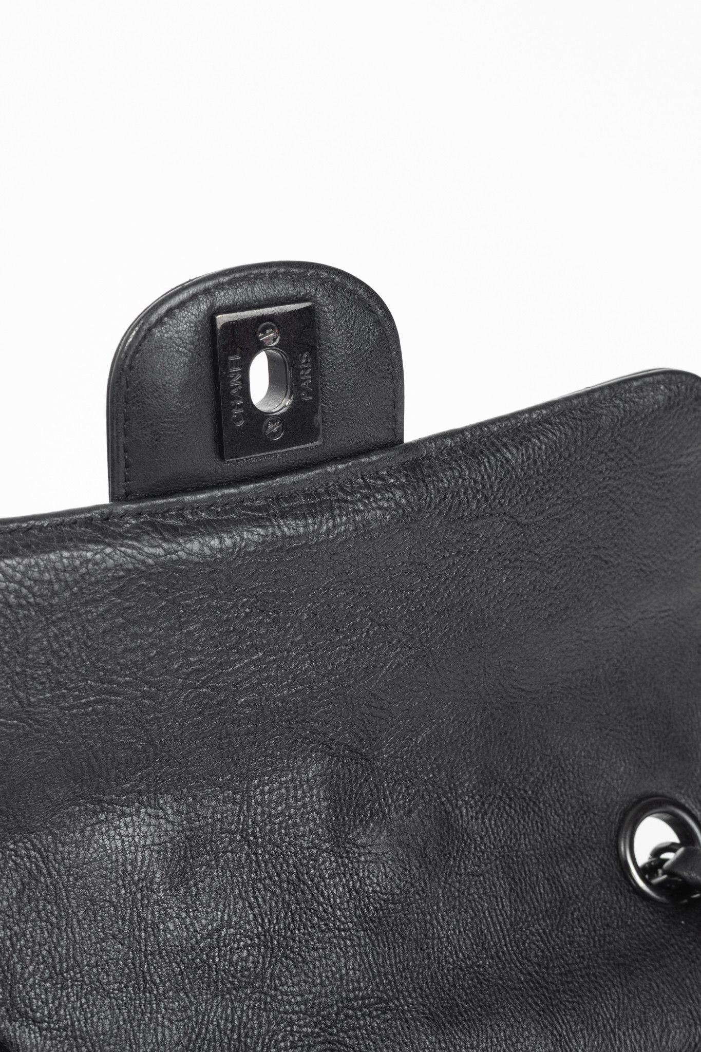Chanel Chanel S17 Mini Classic Black Lambskin Quilted Flap Bag Size ONE SIZE - 10 Thumbnail