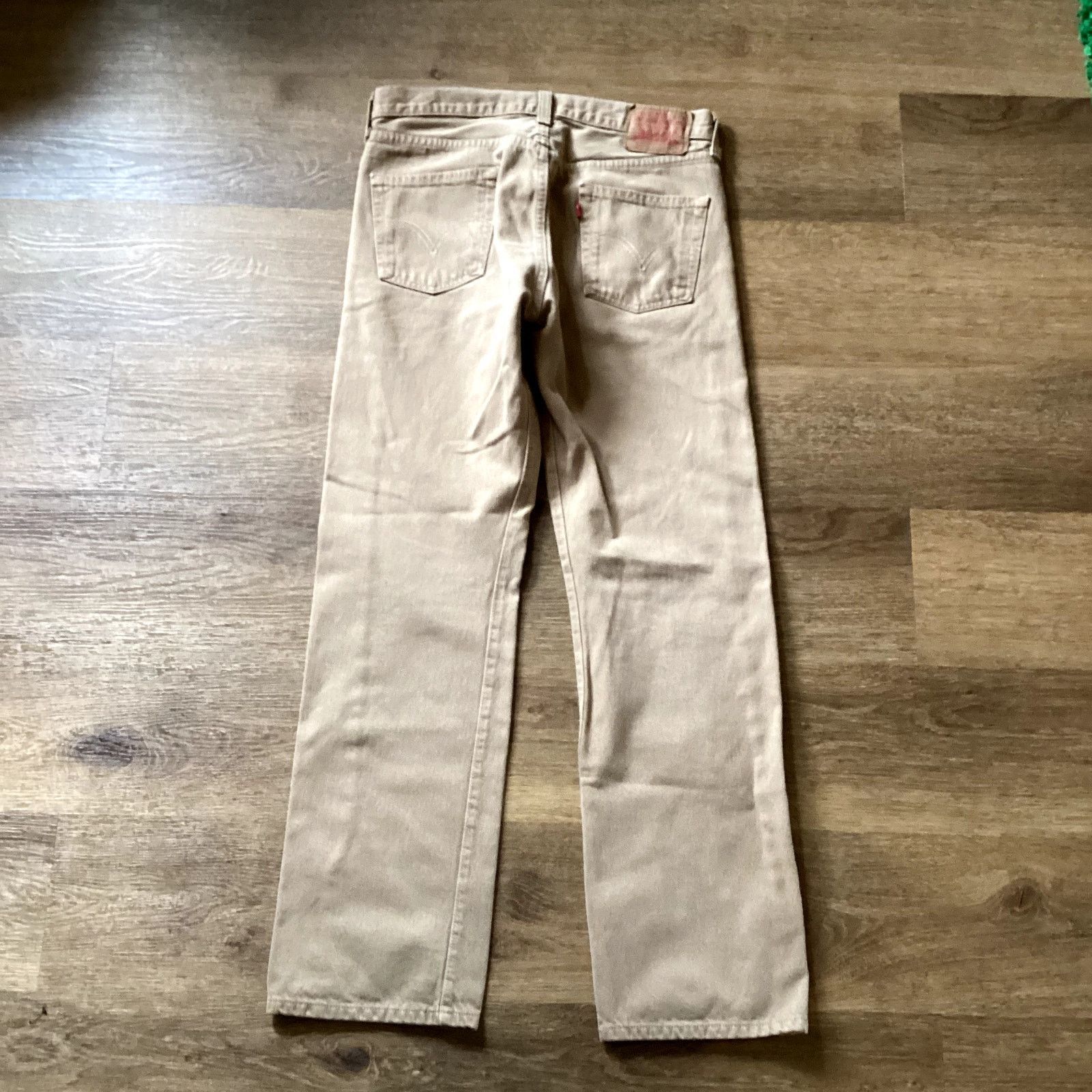 Levi's Levi 501 Tan Denim jeans Size US 33 - 2 Thumbnail