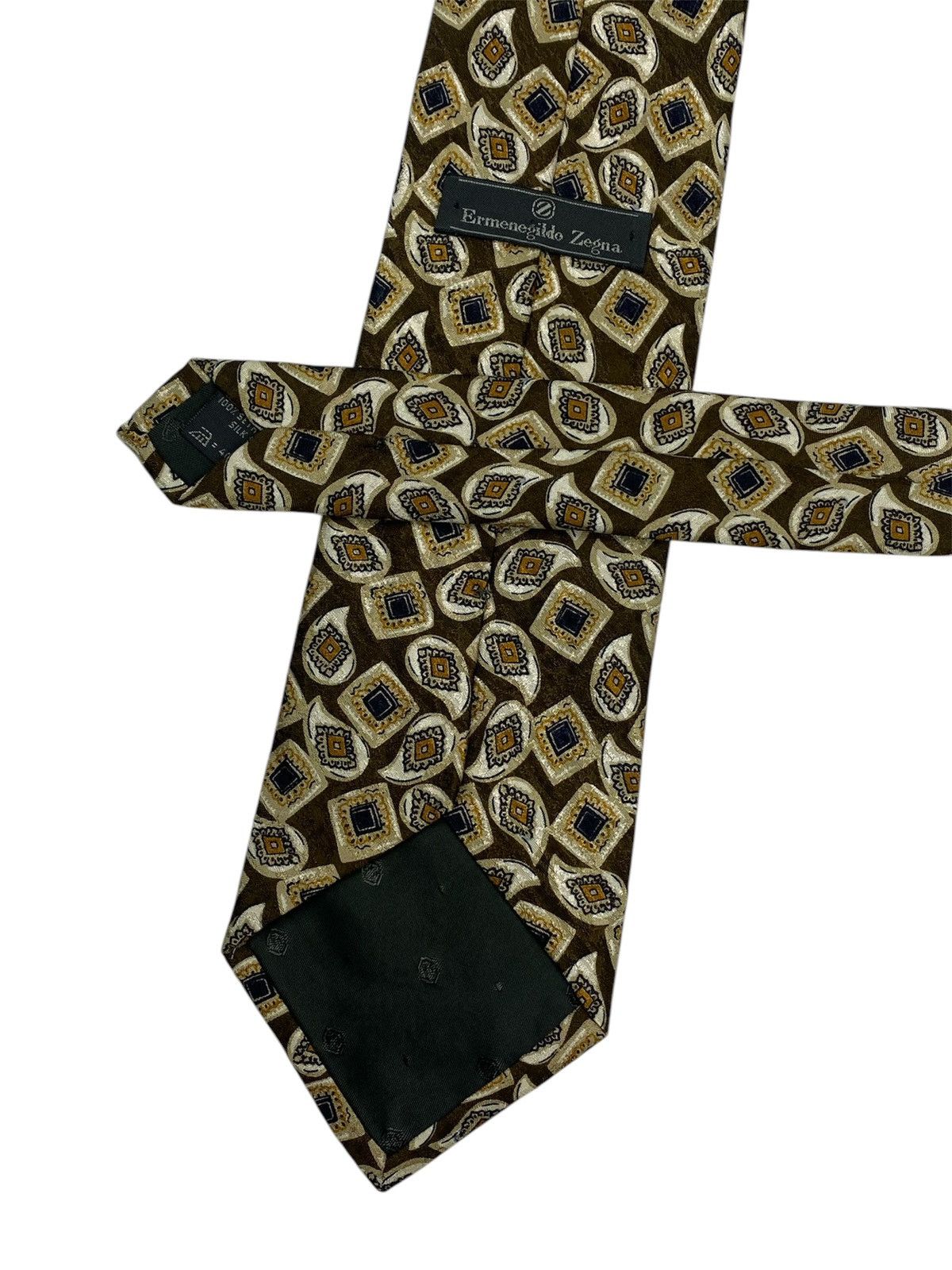 Ermenegildo Zegna × Z Zegna ERMENEGILDO ZEGNA SILK NECKTIE PAISLEY TIE MADE IN ITALY Size ONE SIZE - 4 Thumbnail